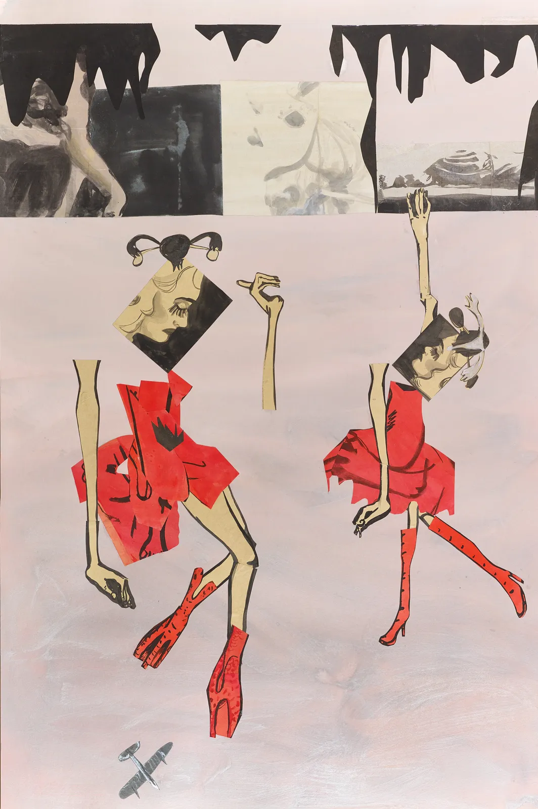 Moyna Flannigan, Wangels (collage), 2021
