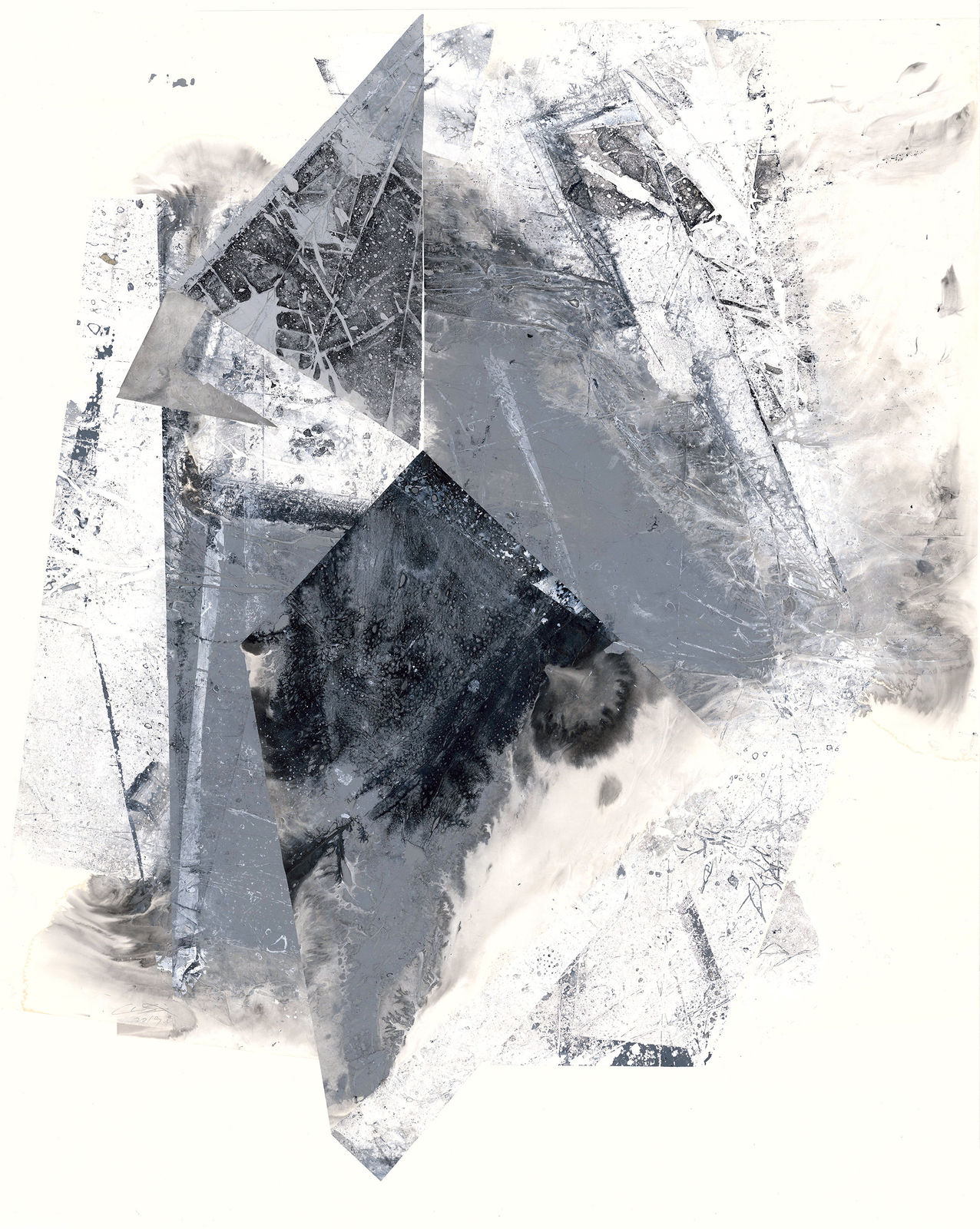 Zheng Chongbin 郑重宾, Revealing a Gravitational Shadow 显影坠体, 2019