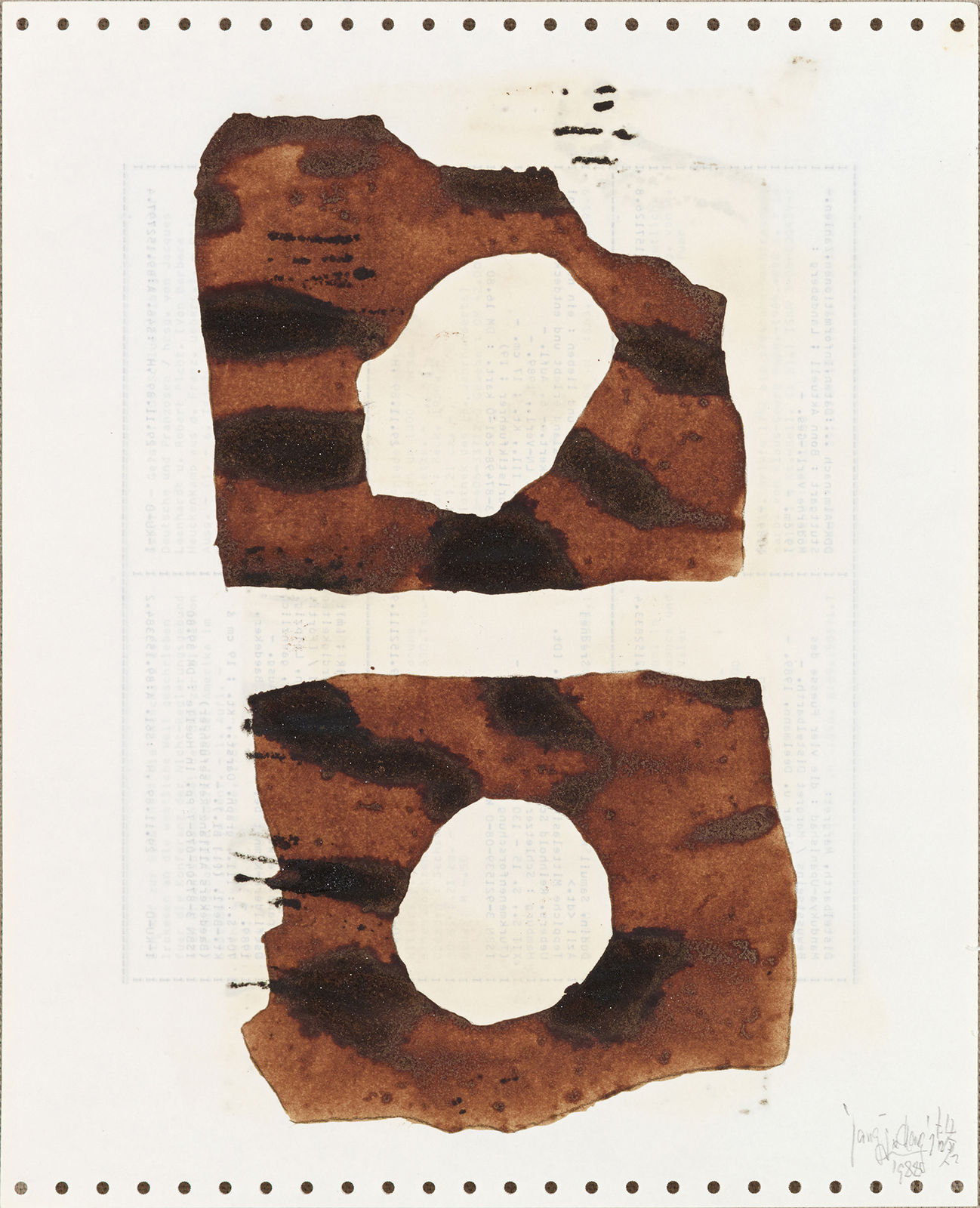 Yang Jiechang 杨诘苍, Soy Sauce Drawings 3 酱油画 3, 1988
