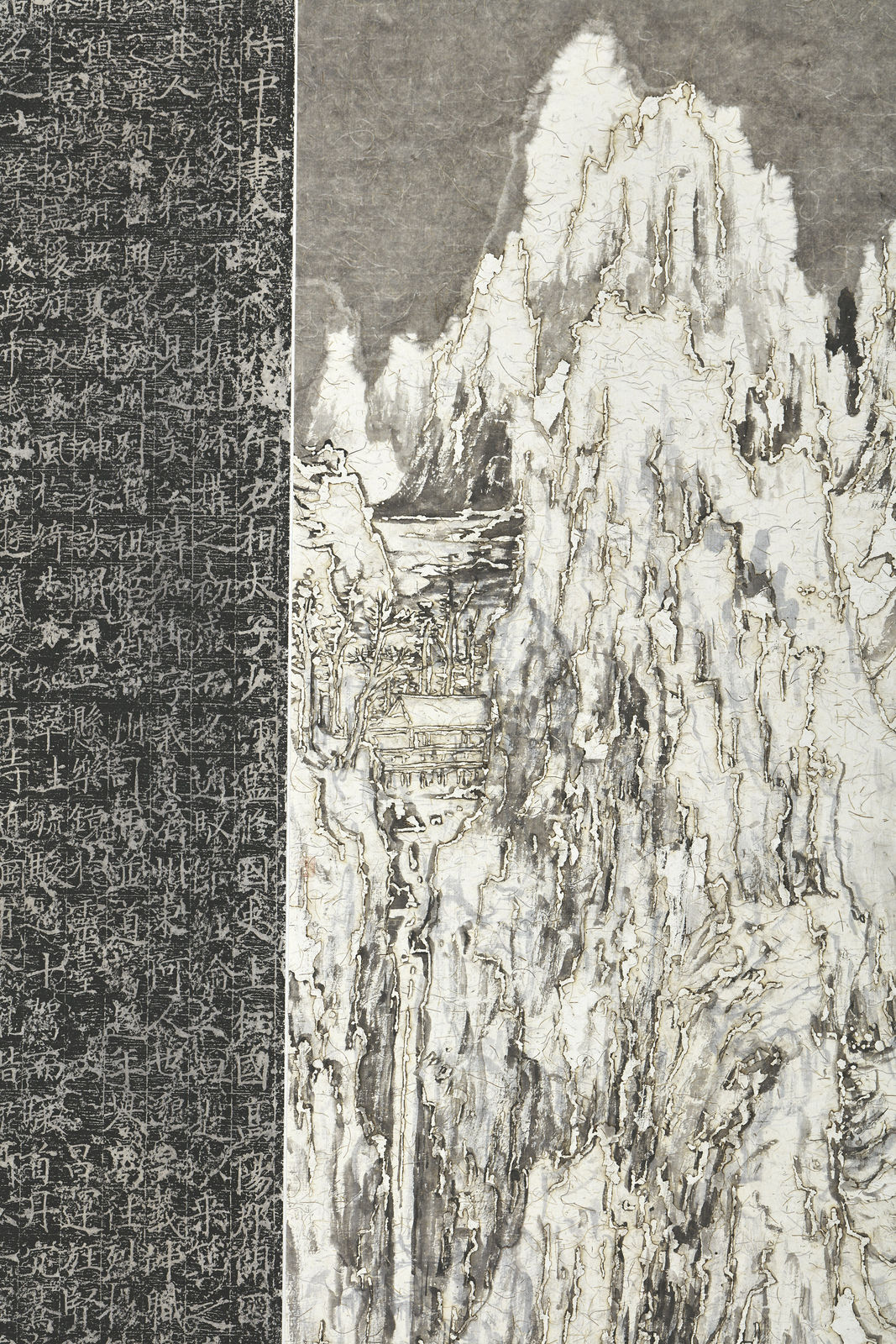 Wang Tiande 王天德, Clear Sky after the Snow at Dusk 晚看雪霁, 2019