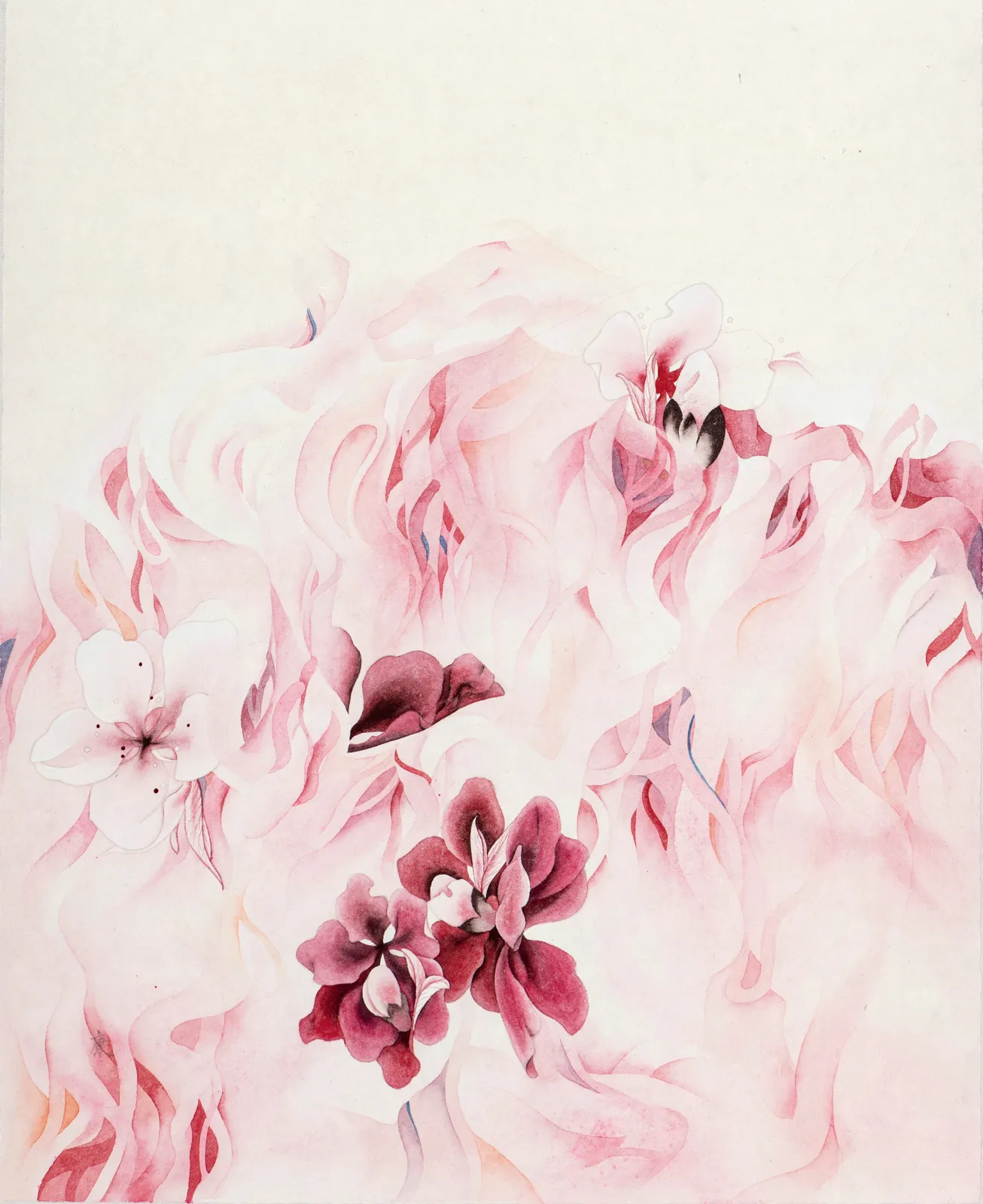 Kang Chunhui 康春慧, Morning Clouds-17 朝云著-17, 2022