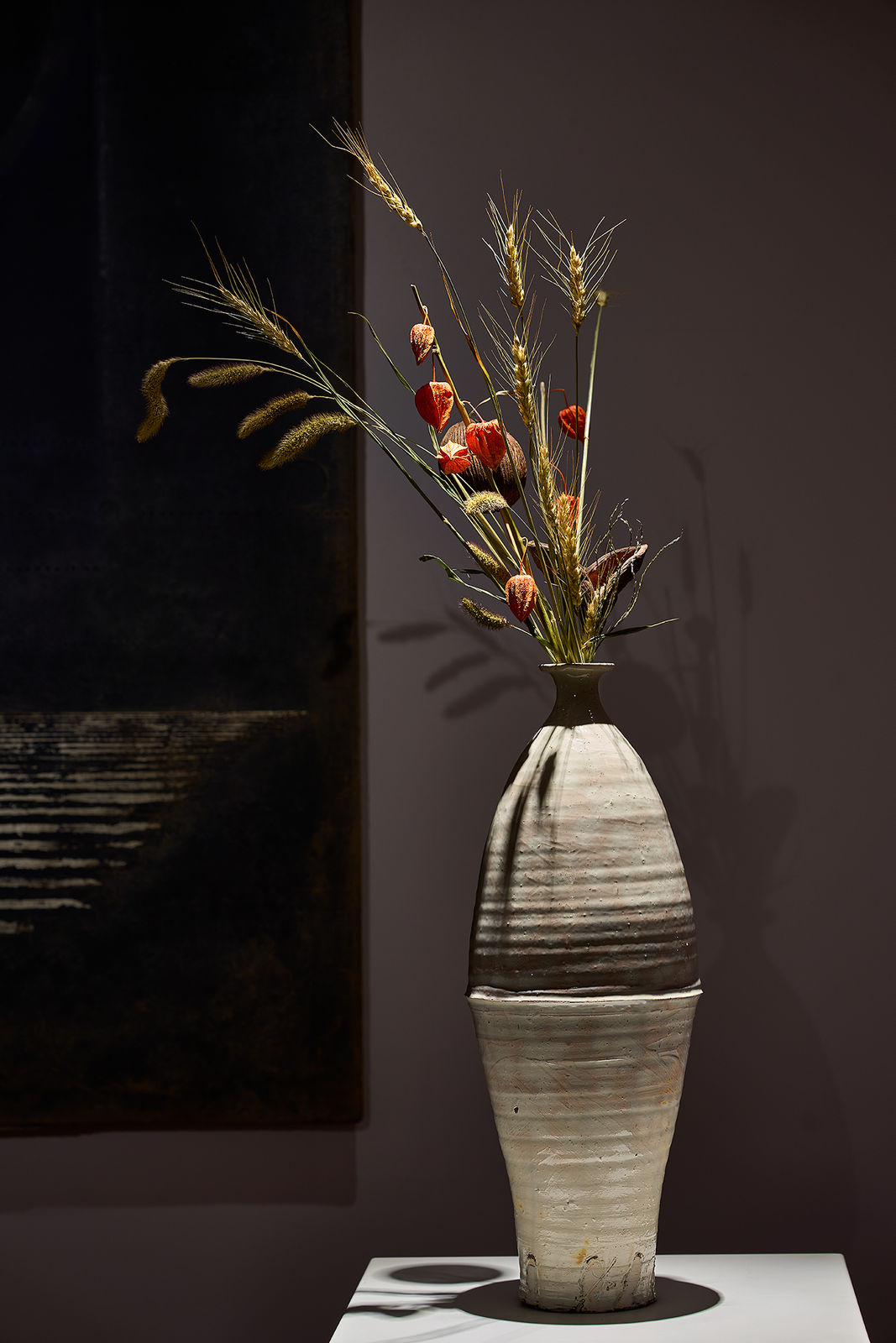 Kai Tsujimura, Kohiki Vase, 粉引花入, 2021