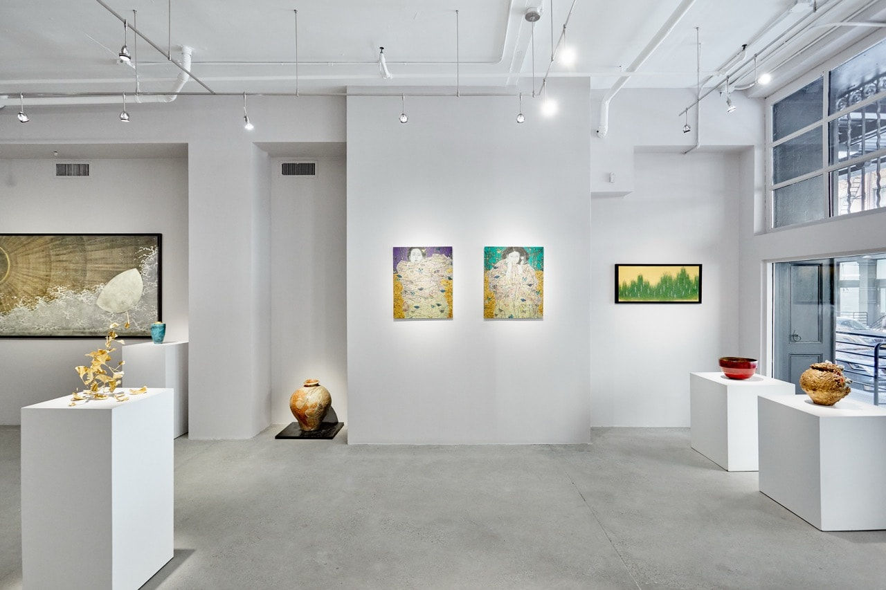 Shota Suzuki, "Blowing Leaves" Ginkgo イチョウの葉４枚付属, 2024