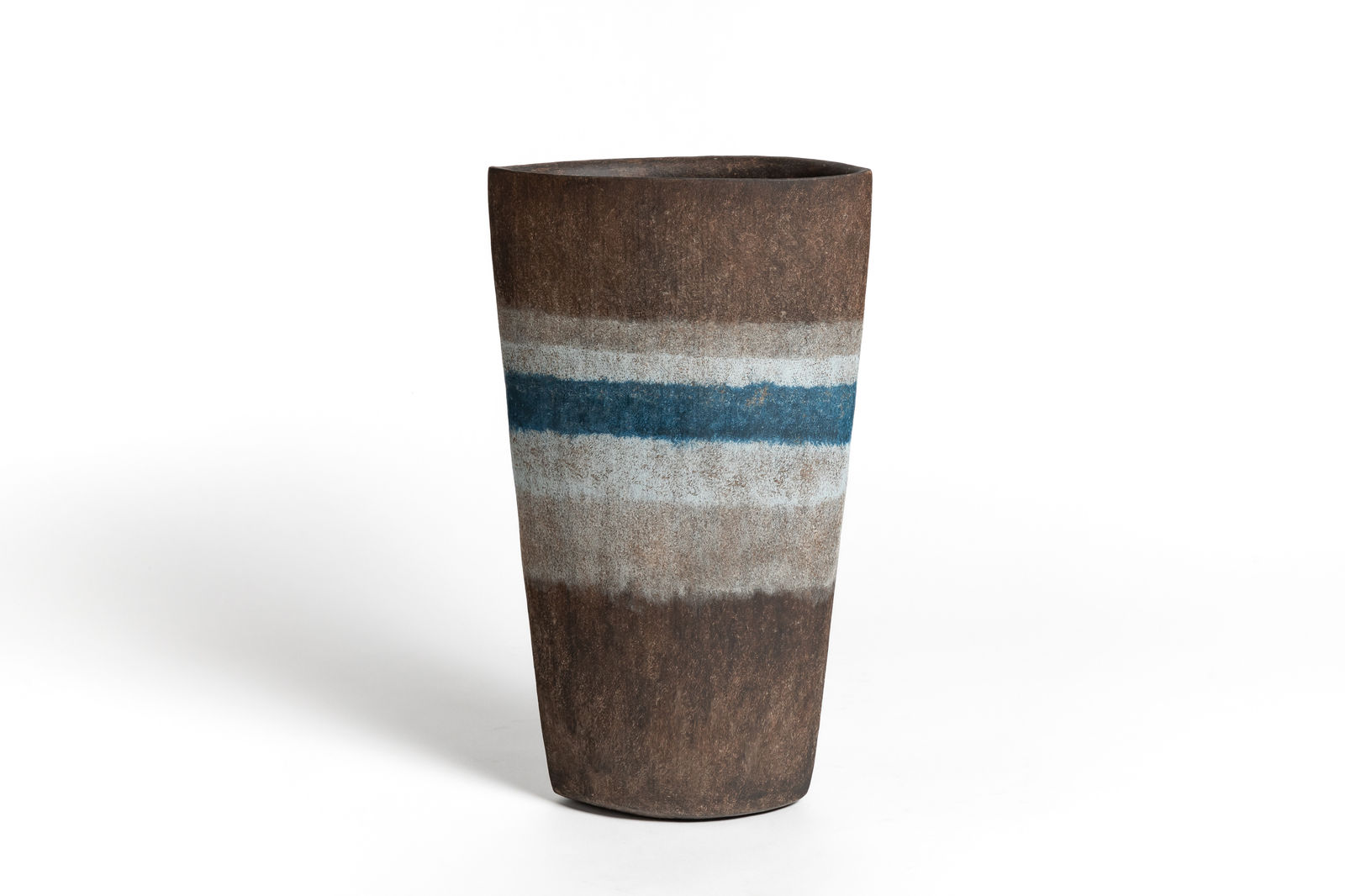 Mitsukuni Misaki, Color-Glazed Mud Vessel XXV - 彩釉泥器, 2023