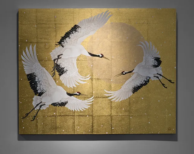 Daisuke Nakano, Crane “Night of Snow and Moon”, 2026