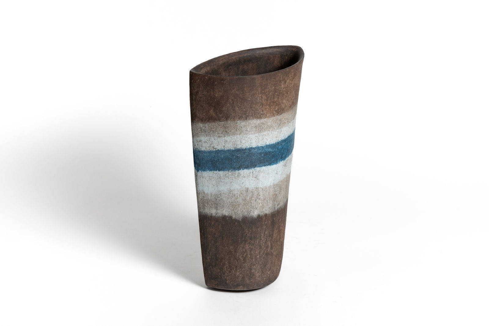Mitsukuni Misaki, Color-Glazed Mud Vessel XXV - 彩釉泥器, 2023