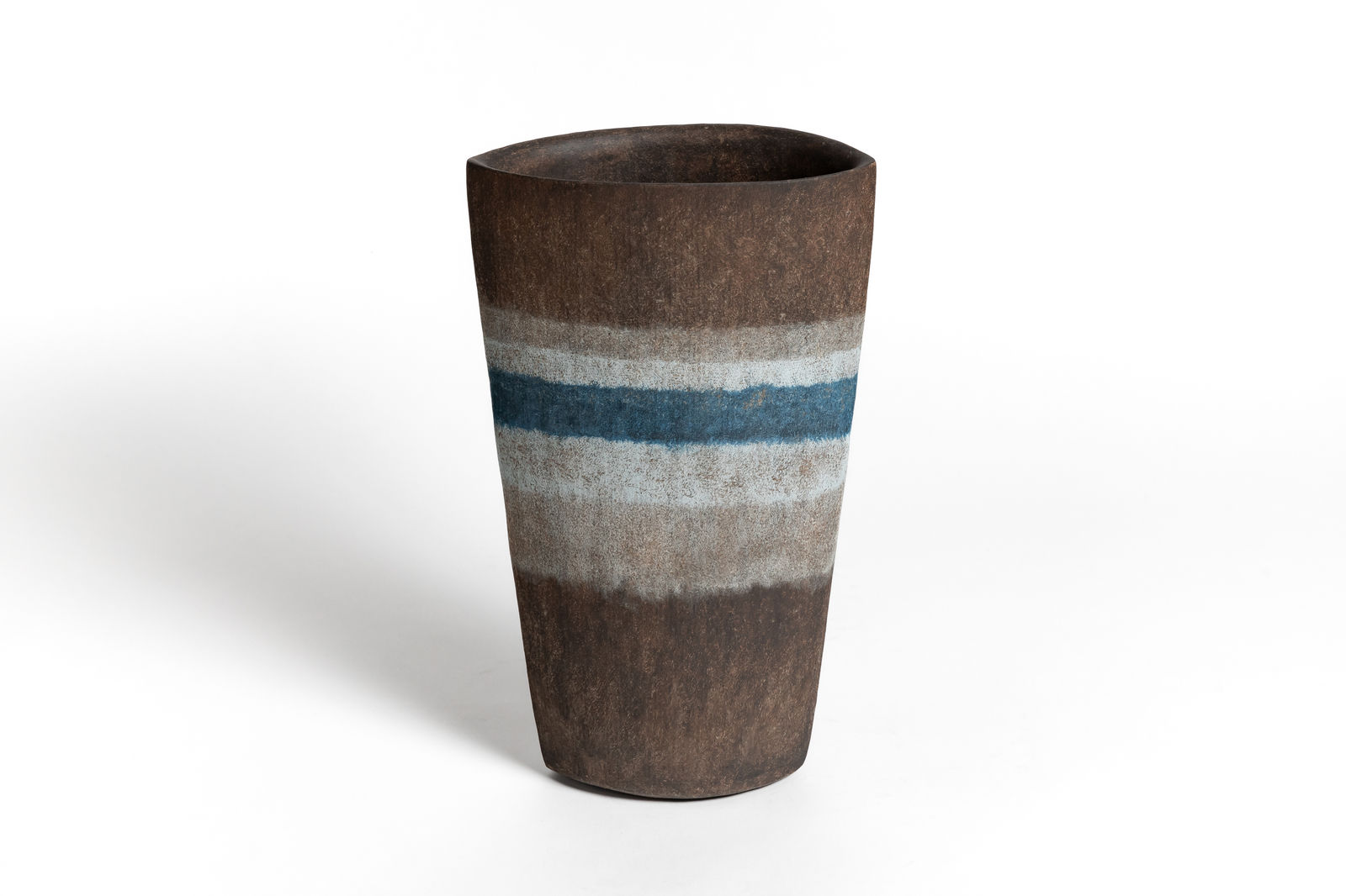 Mitsukuni Misaki, Color-Glazed Mud Vessel XXV - 彩釉泥器, 2023