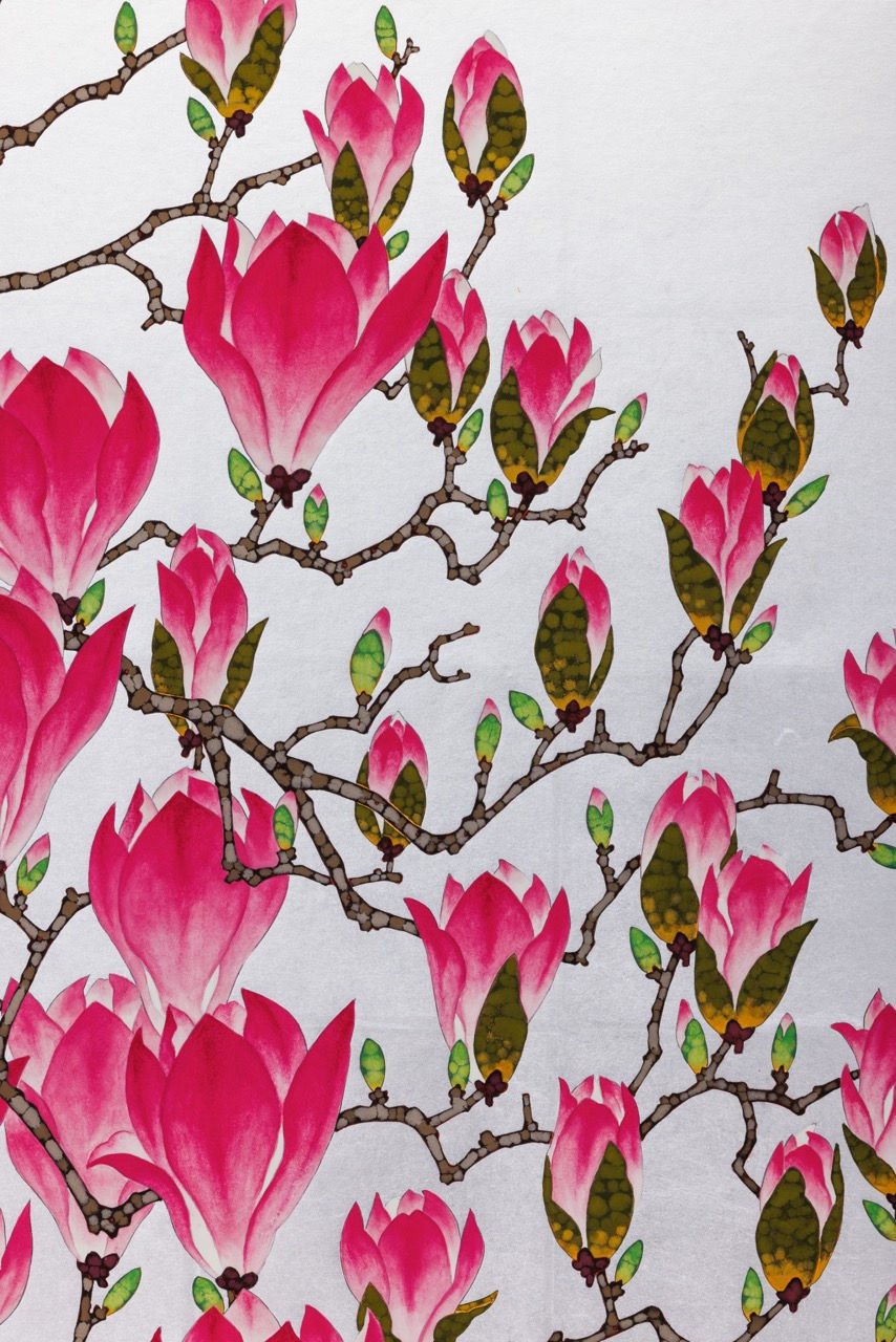 Purple Magnolia “Awakening of Spring”, 2025| Daisuke Nakano | Nihonga | Ippodo Gallery TOKYO & NEW YORK