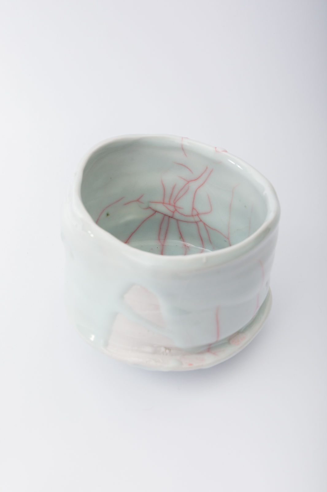 Kodai Ujiie, Celadon and Lacquer Tea Bowl, 2021