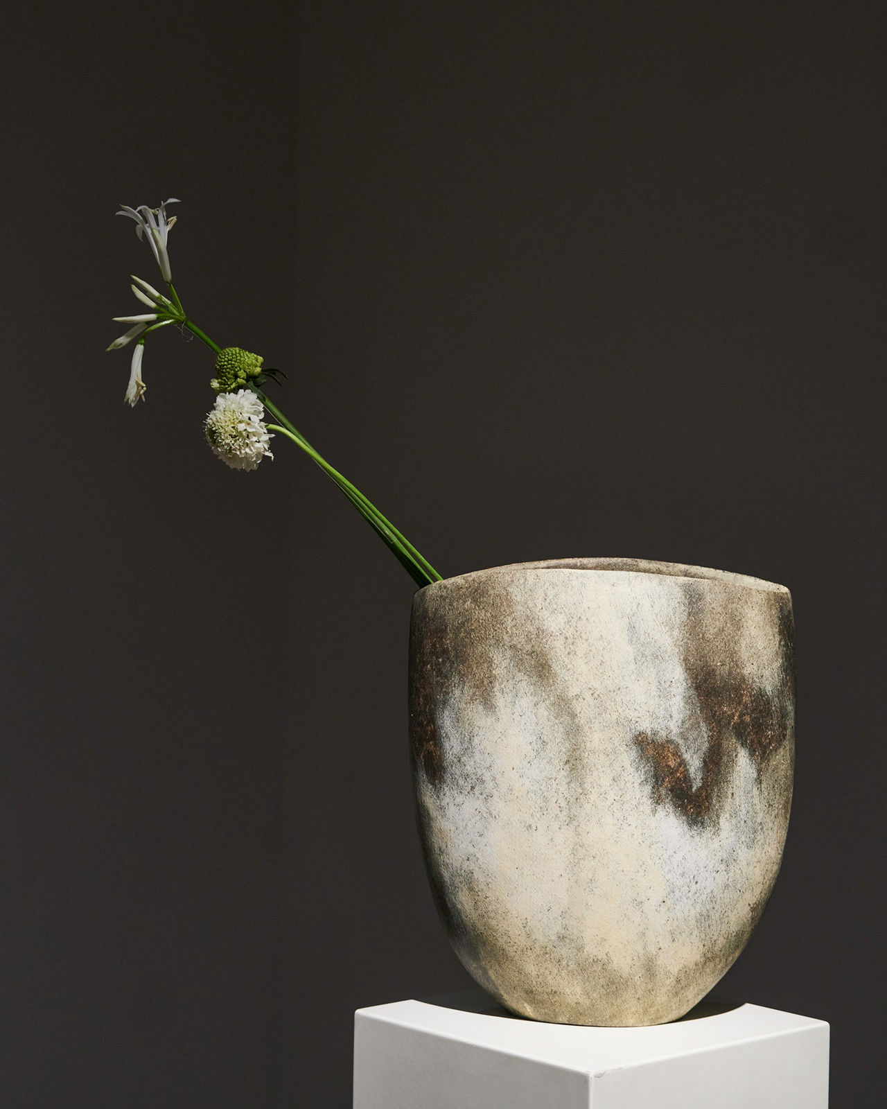 Mitsukuni Misaki, Color-Glazed Mud Vessel XVI - 彩泥器, 2023