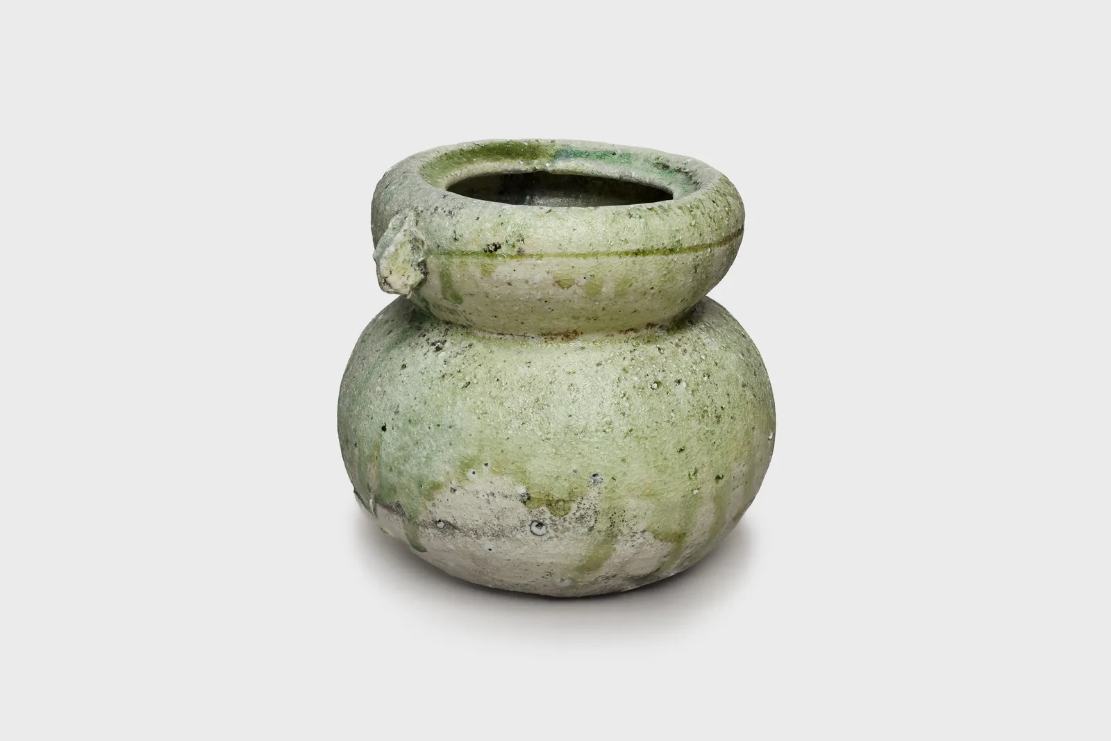 Yui Tsujimura, Iga Water Jar with Lug Handles 伊賀耳付水指, 2025