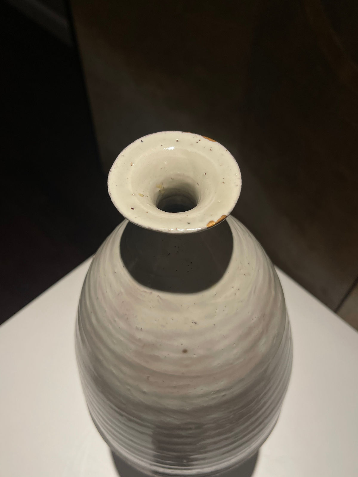 Kai Tsujimura, Kohiki Vase, 粉引花入, 2021