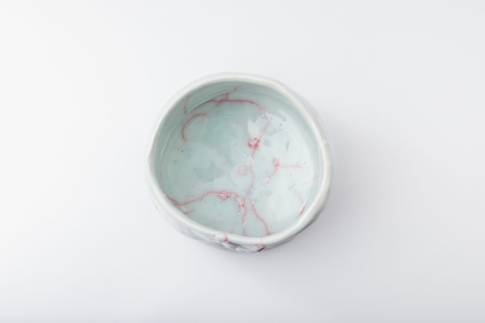 Kodai Ujiie, Celadon and Lacquer Tea Bowl, 2021