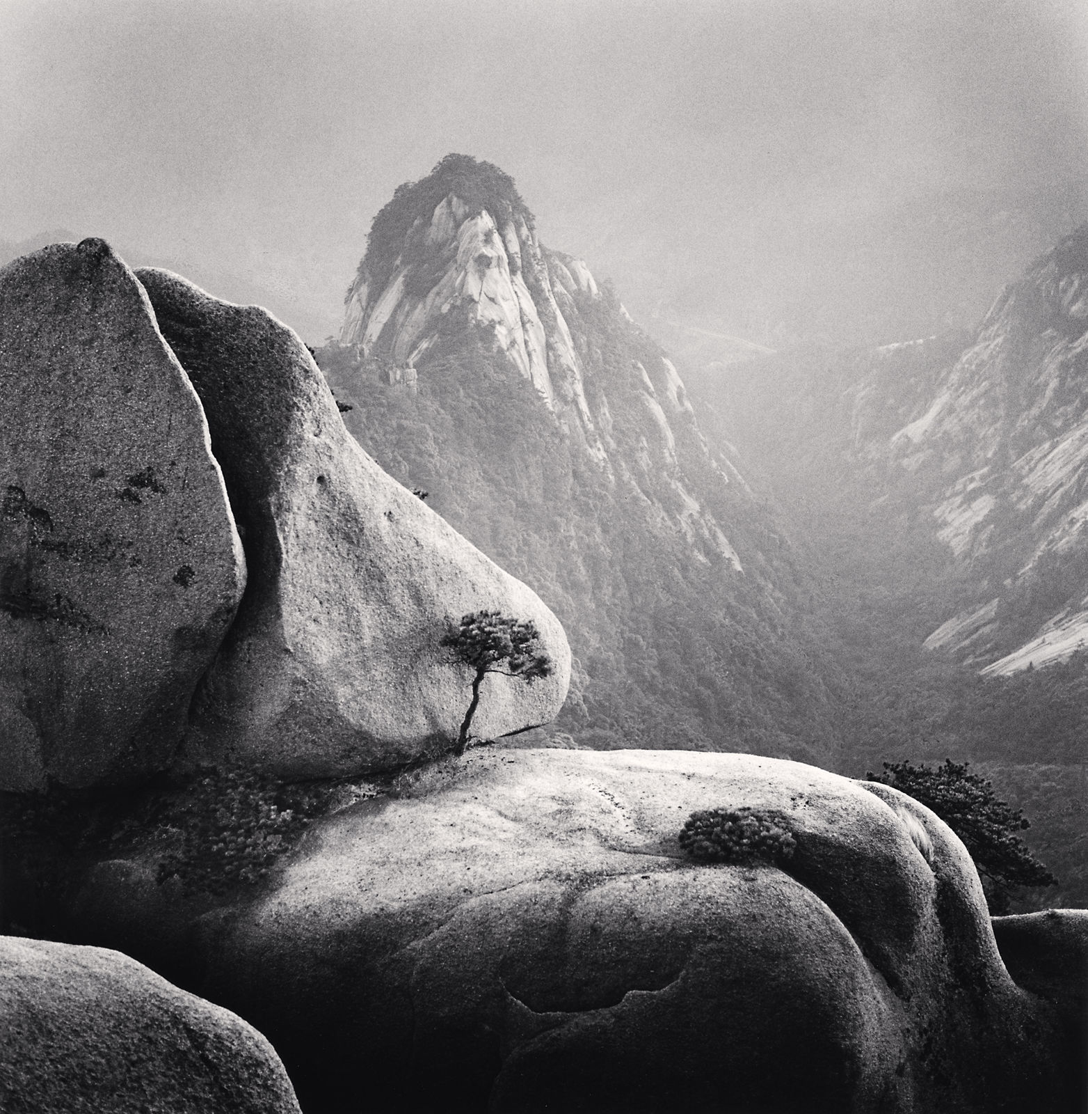 Michael Kenna, Huangshan Mountains, Study 27, Anhui, China, 2009