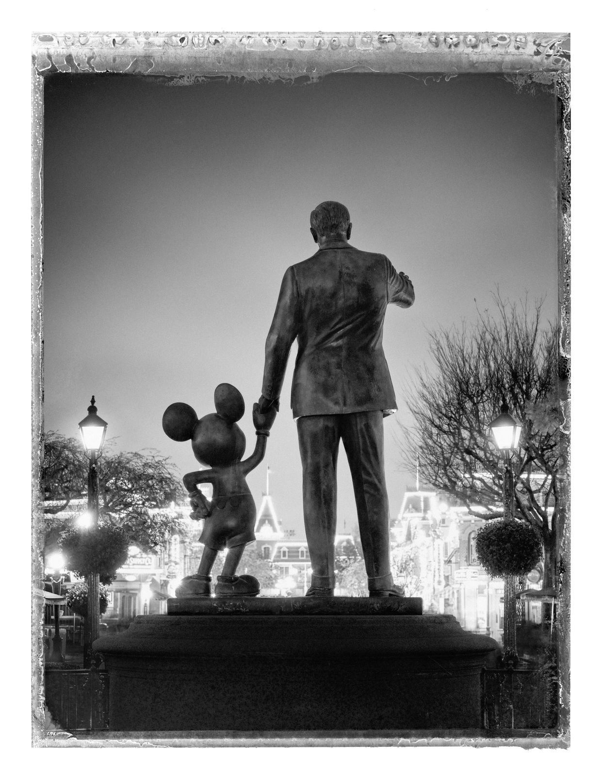 Christopher Thomas, Walt and Mickey, Disney Land, Anaheim, California, 2017