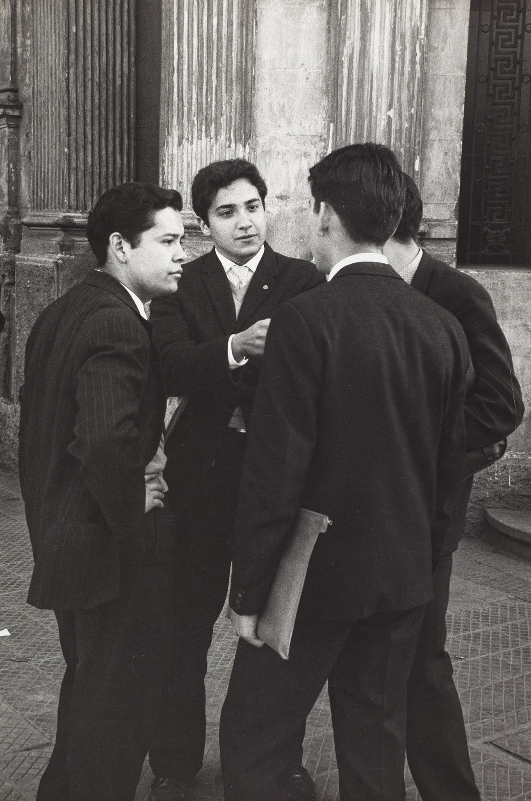 Sergio Larrain, School boys, Santiago, Chile