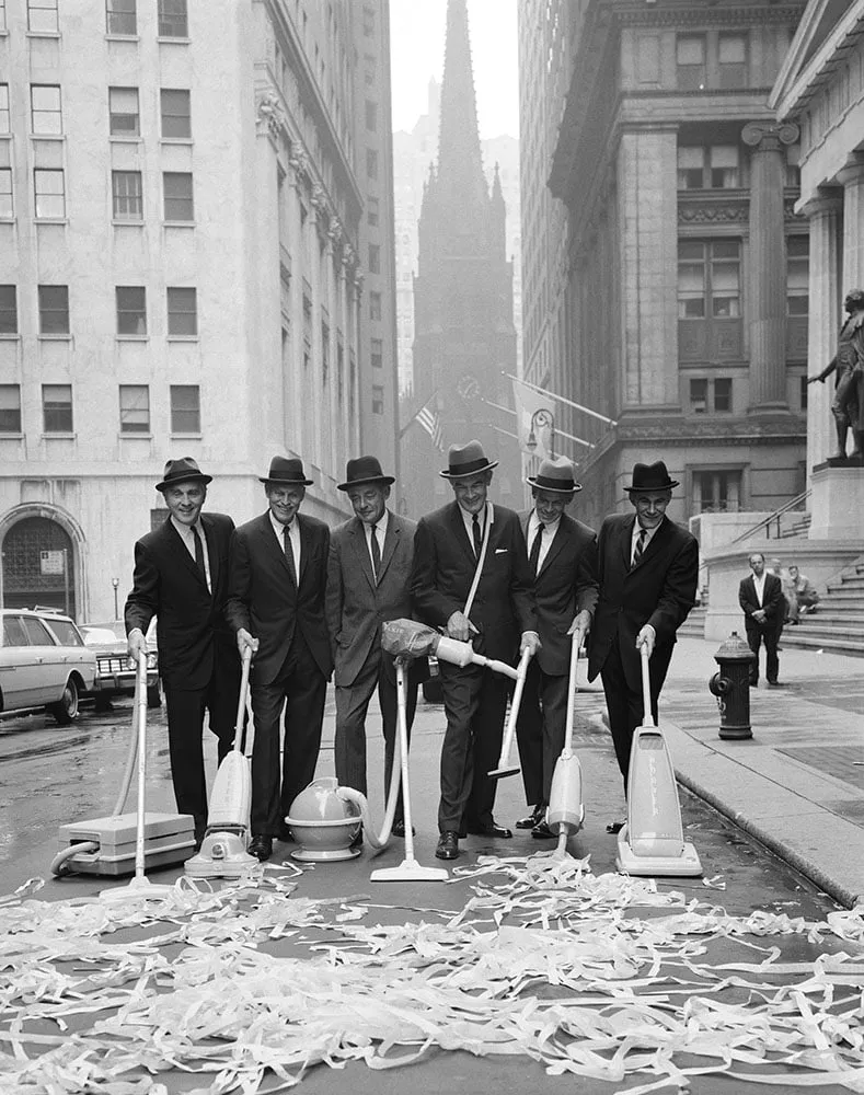 William Helburn, Clean New York, Wall Street, NYC, ca. 1960