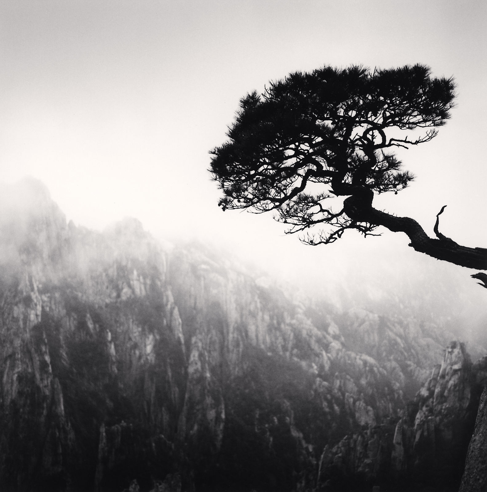 Michael Kenna, Huangshan Mountains, Study 48, Anhui, China, 2010