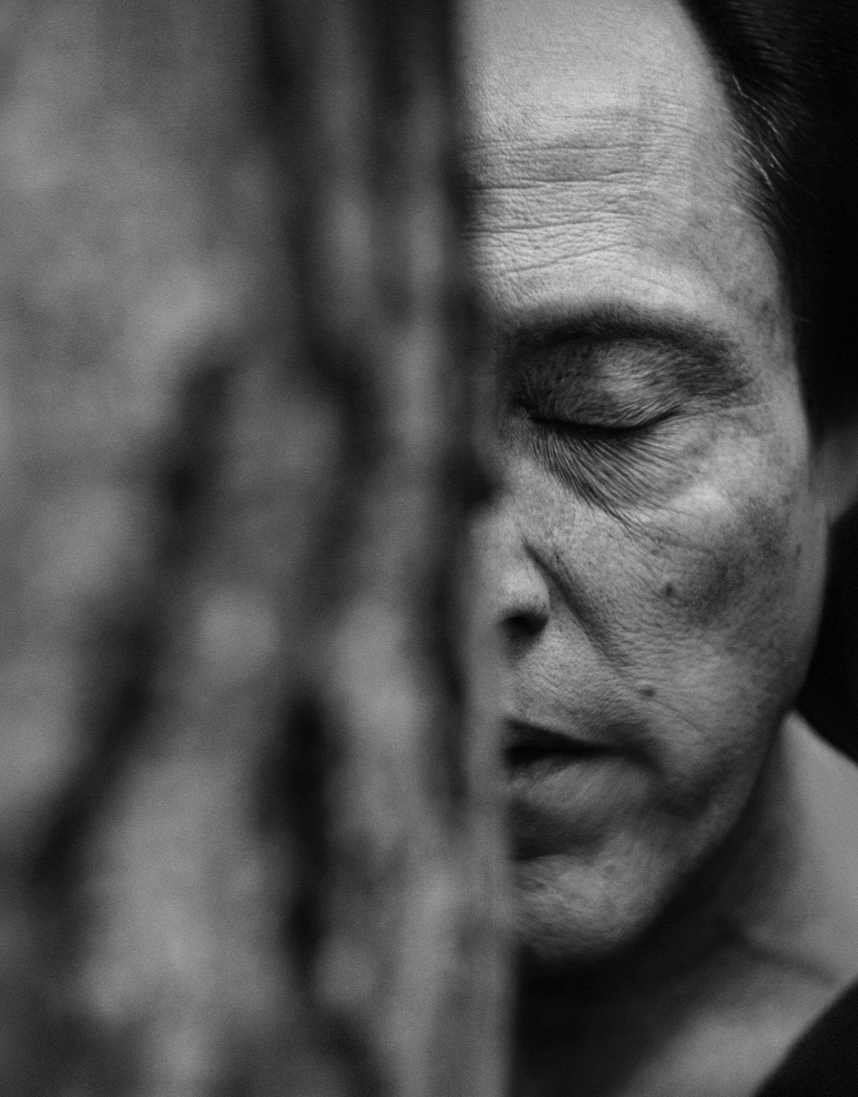 Marc Hom, Christopher Walken, actor, Connecticut, USA, 1997