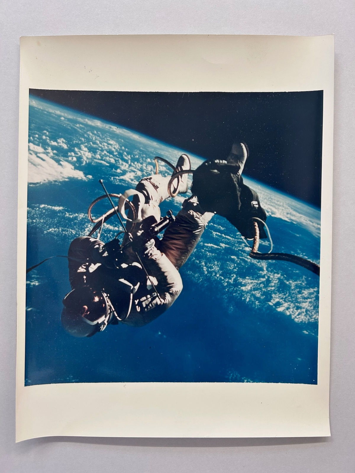NASA vintage photographs, Gemini 4 mission, Ed White on Extra Vehicular Activity, June, 1965