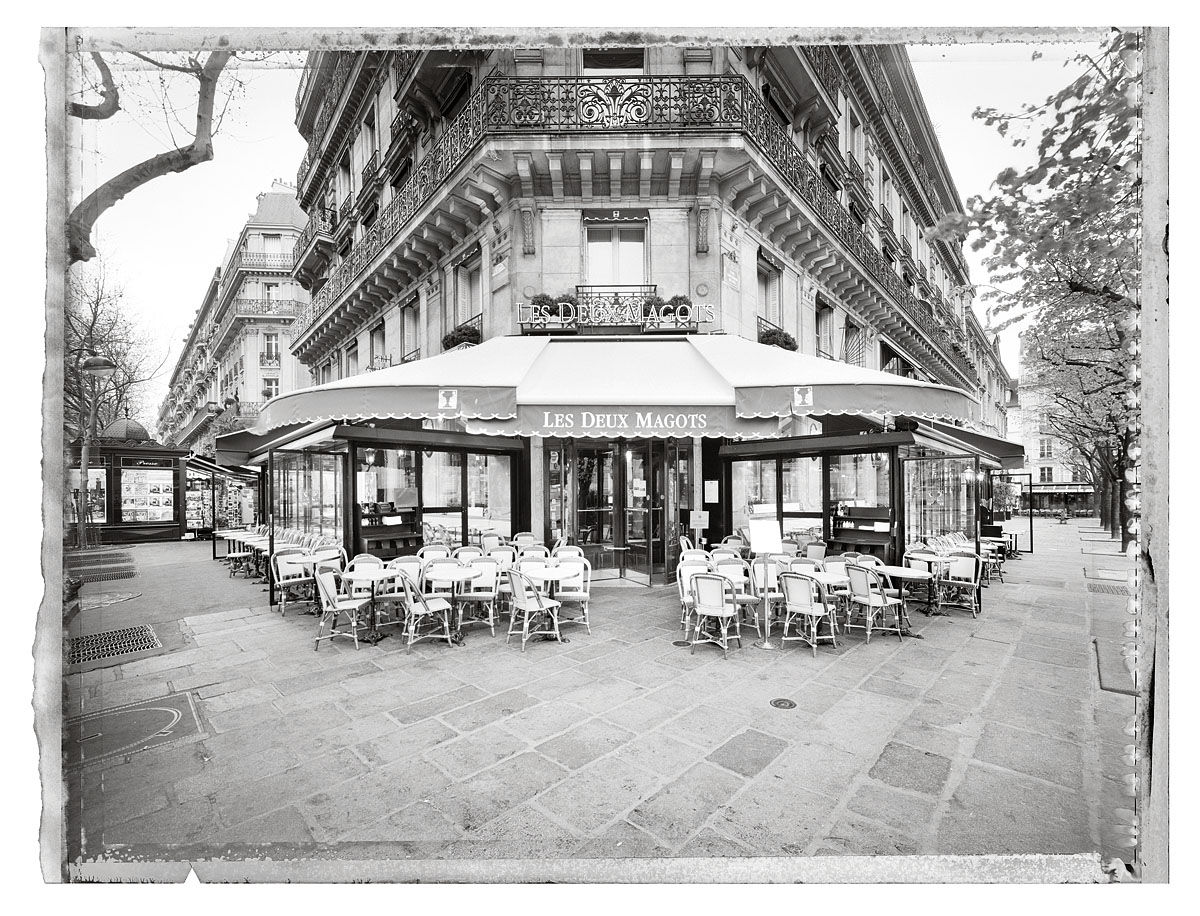 Christopher Thomas, Café Les Deux Magots, Paris, 2014