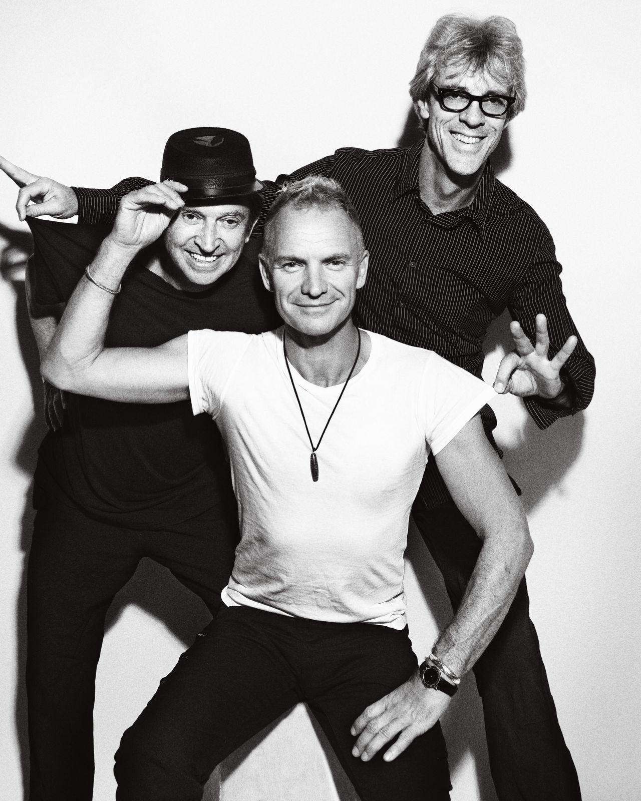 Max Vadukul, Andy Summers, Sting, Stewart Copeland, for Rolling Stone, 2011