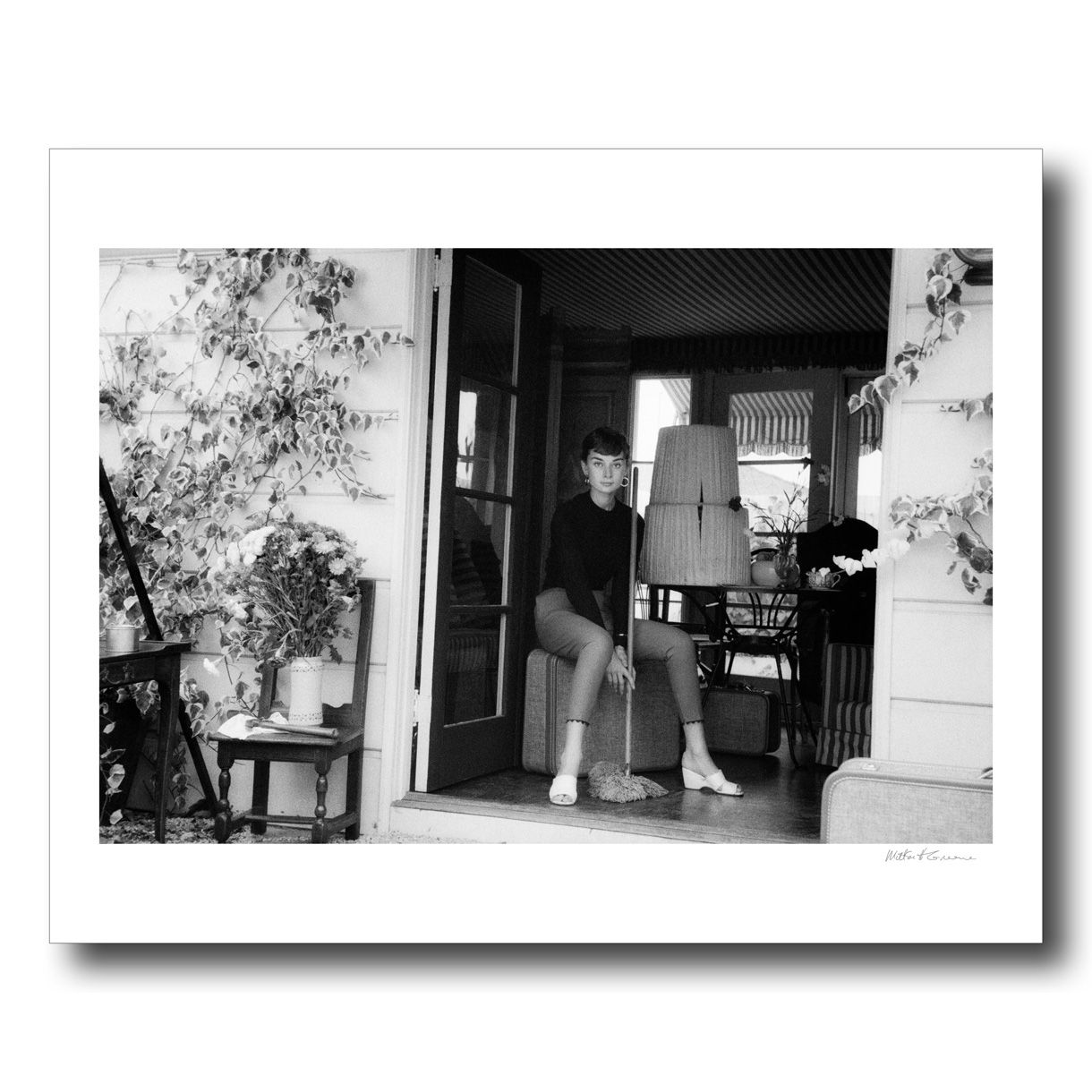 Milton H. Greene, Audrey Hepburn photographed during the filming of ‘War and Peace’, August, 1955