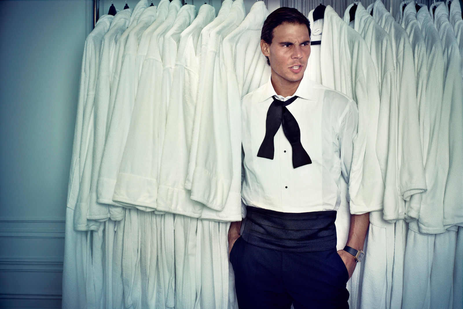 Marc Hom, Rafael Nadal, St. Regis hotel, New York City, USA, 2012