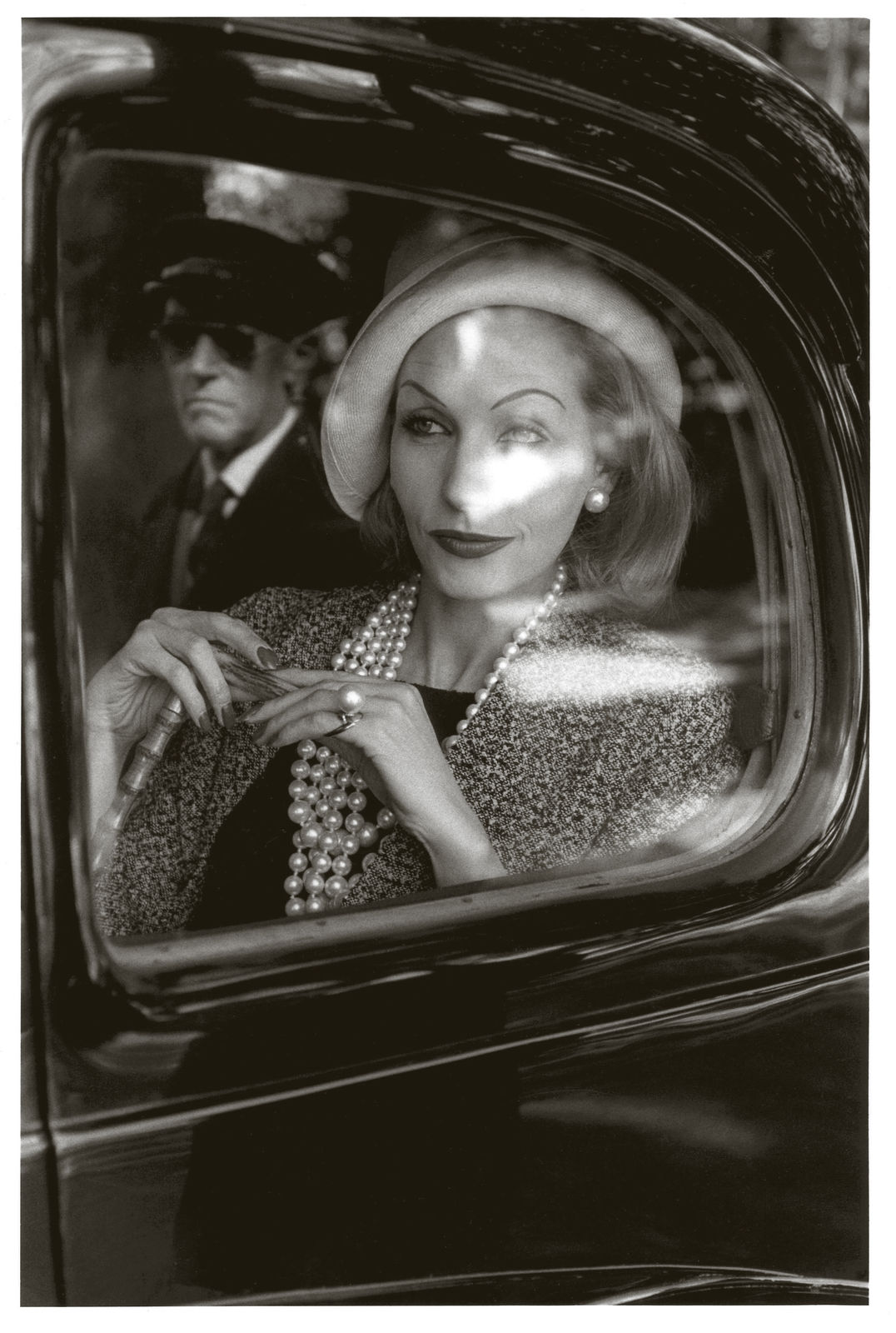 Jeanloup Sieff, Denise Saurrault, Monte Carlo, Jardin des modes, 1960