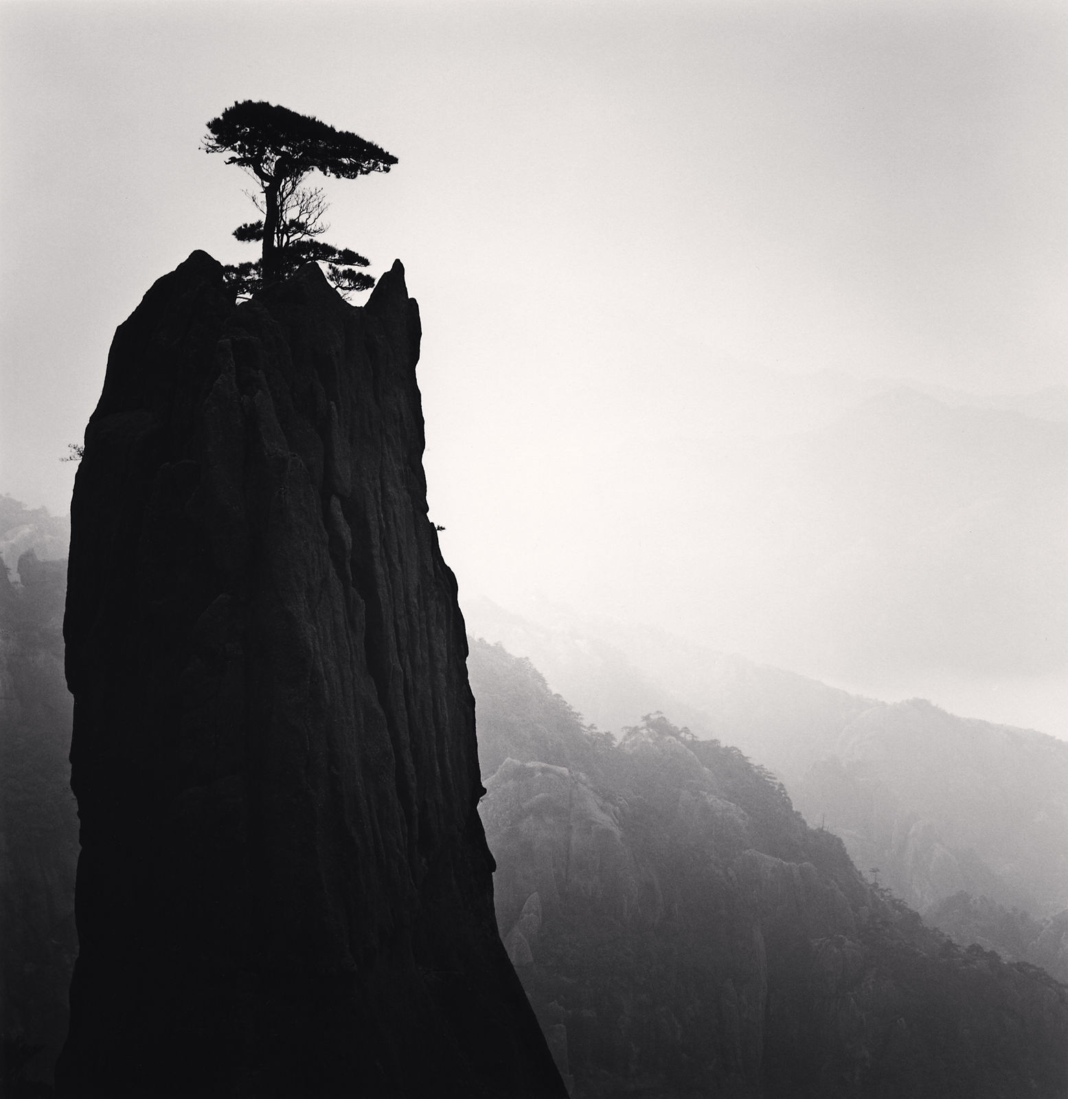 Michael Kenna, Huangshan Mountains, Study 21, Anhui, China, 2009