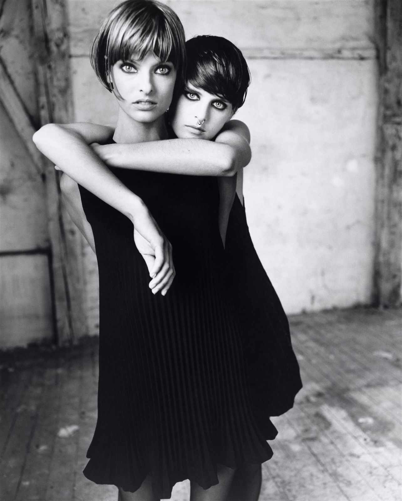 Steven Meisel, Linda Evangelista and Stella Tennant, Versace, Autumn Winter, Paris, 1993