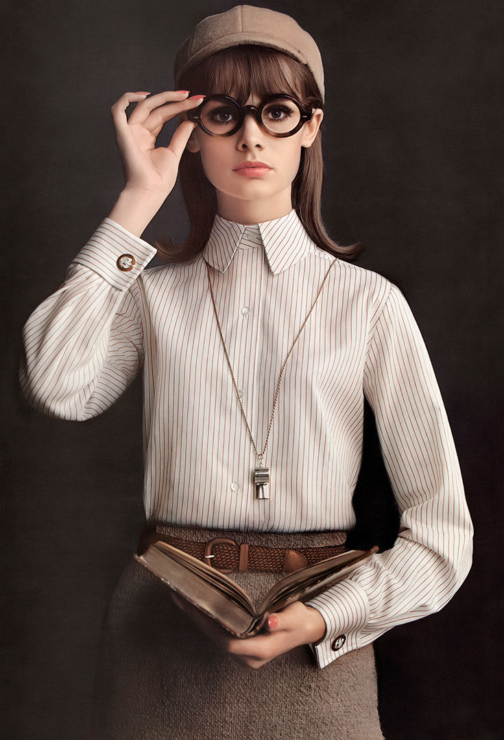 William Helburn, Jean Shrimpton Buttoned Up, 1964