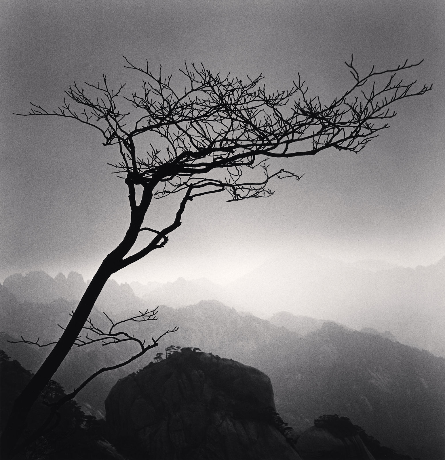 Michael Kenna, Huangshan Mountains, Study 24, Anhui, China, 2009