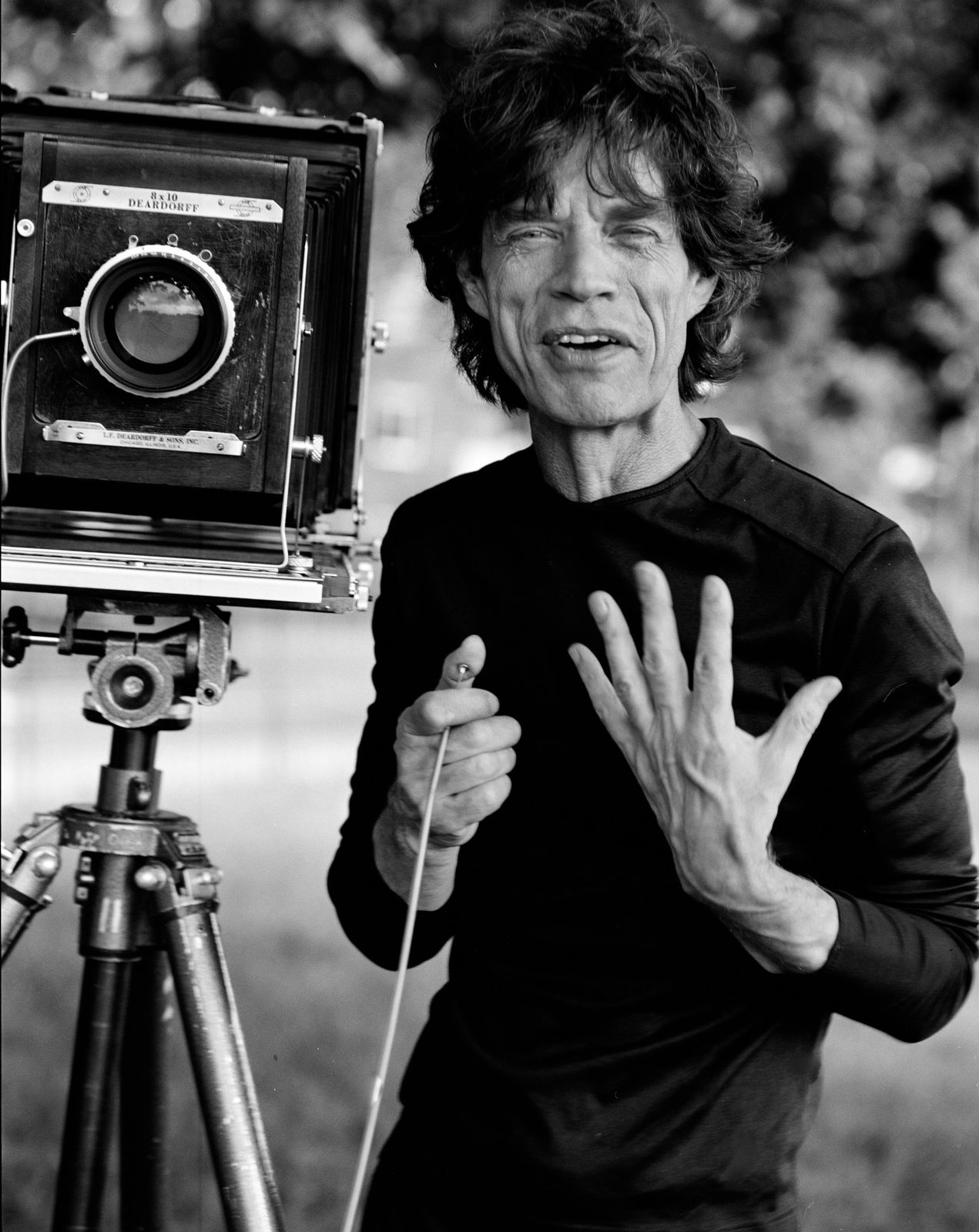Max Vadukul, Mick Jagger, for The New Yorker, London, 1996