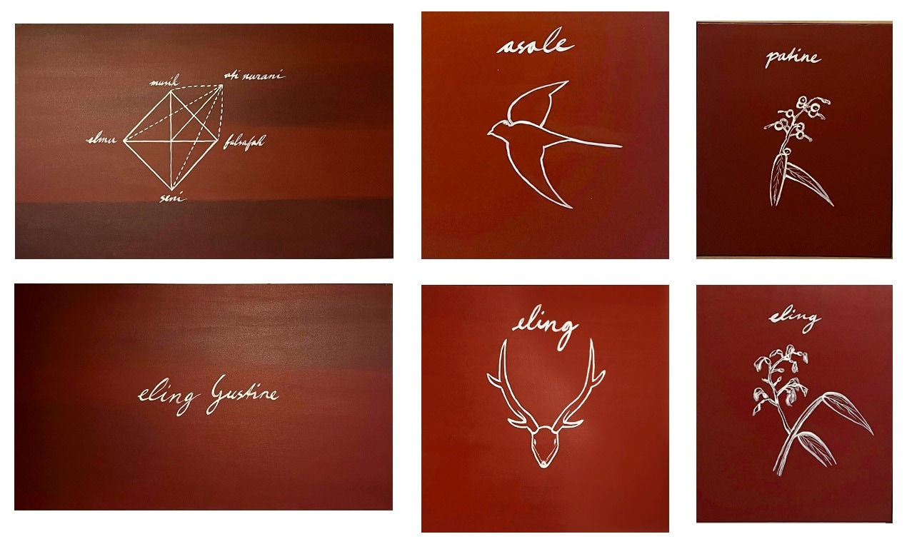 Arahmaiani, Eling Gustine - Asline - Patine , 2005