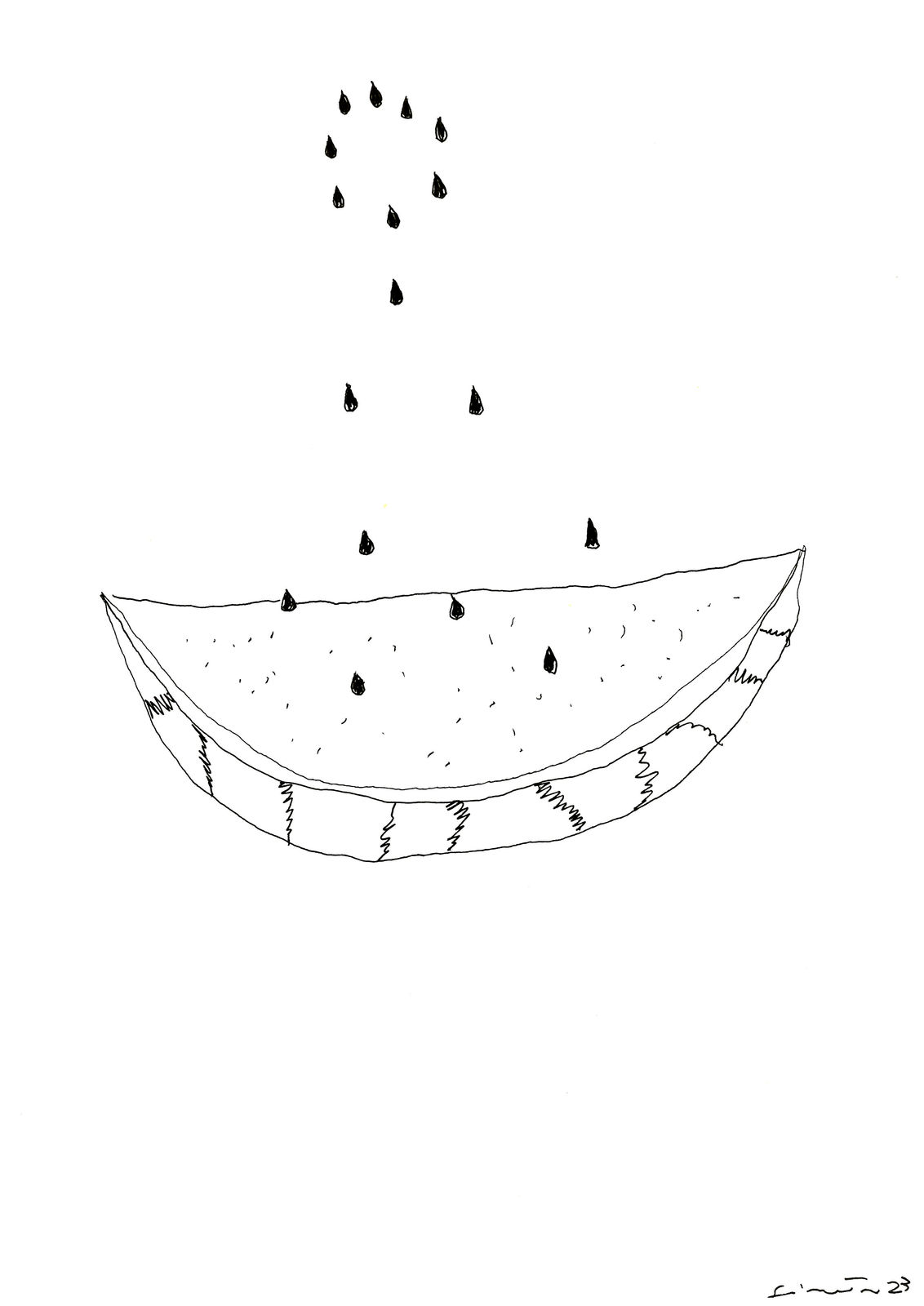 Simón Sepúlveda, Dibujo 07, 2023