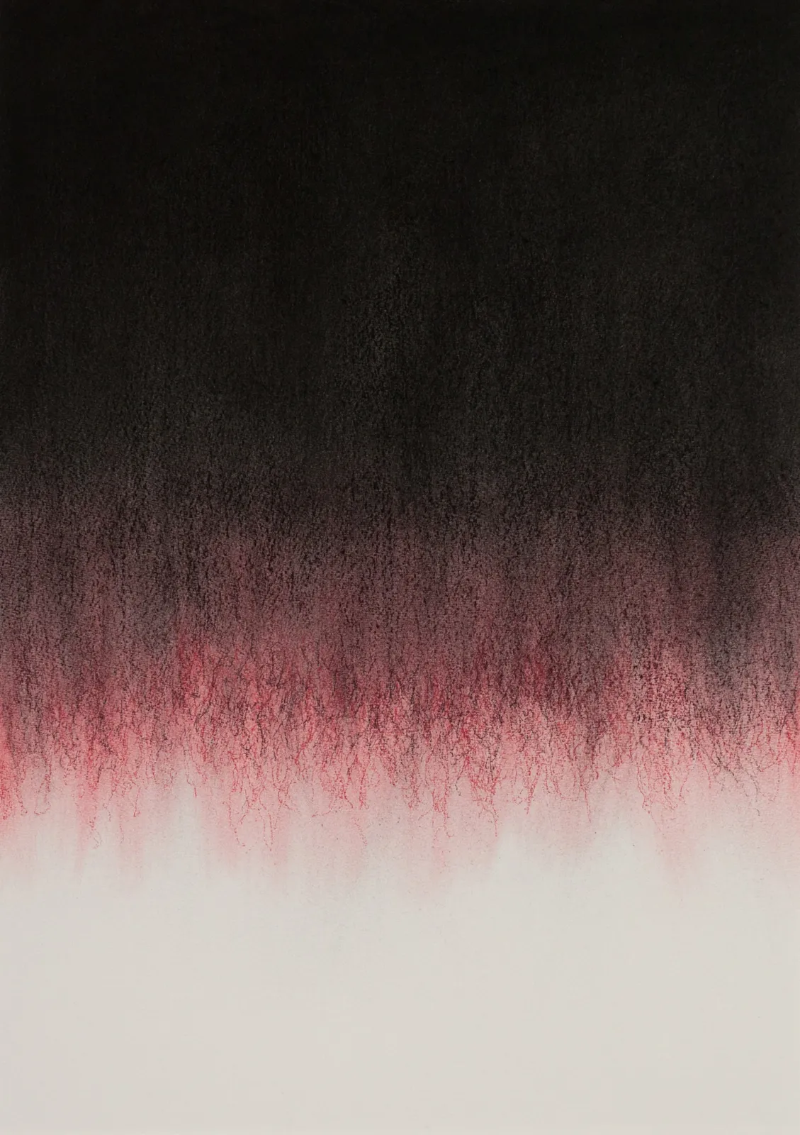 Mohammed Kazem, Soundless Red - No.2, 2017