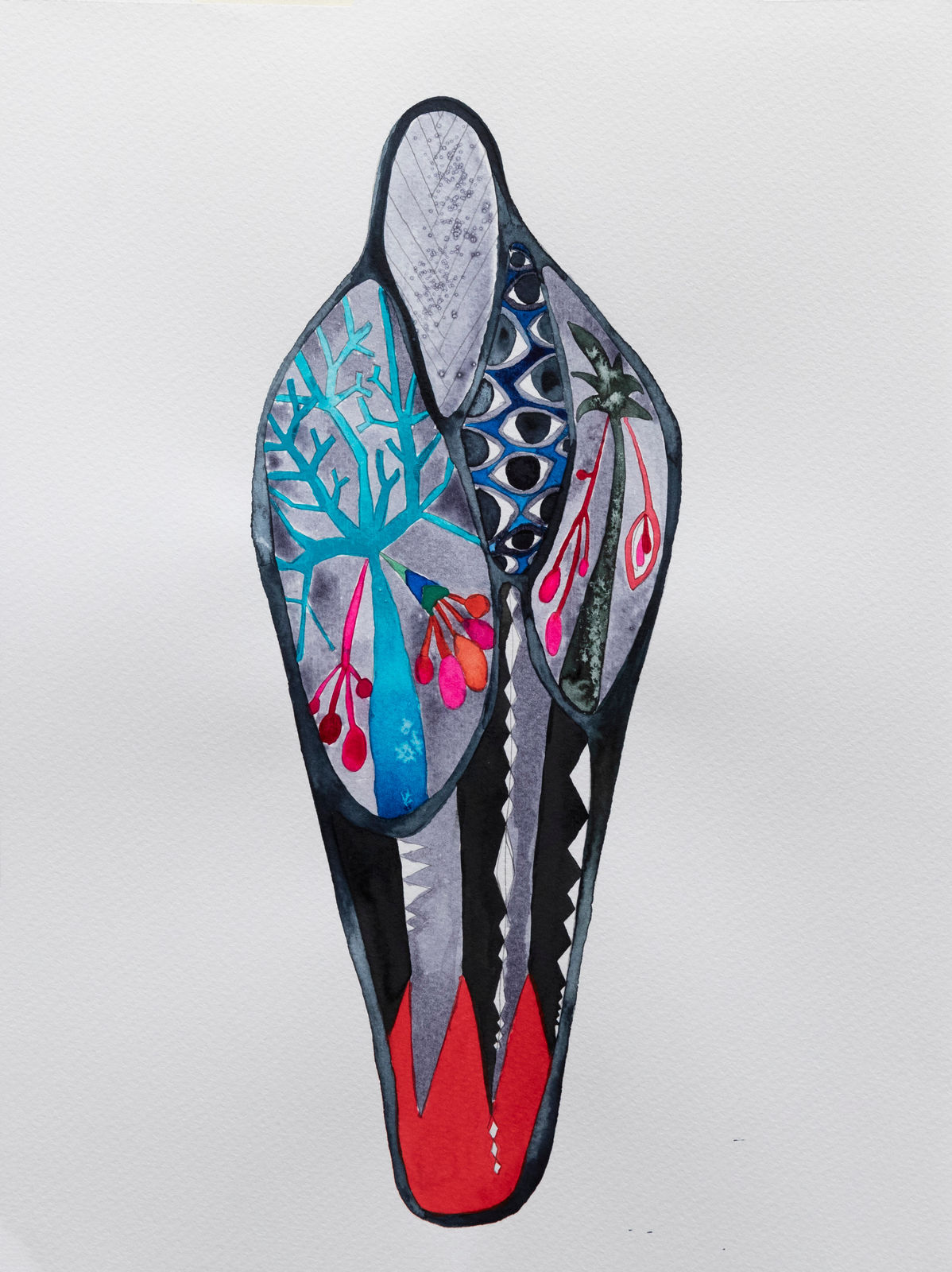 Hoda Tawakol, Sarcophagus study N°8, 2020