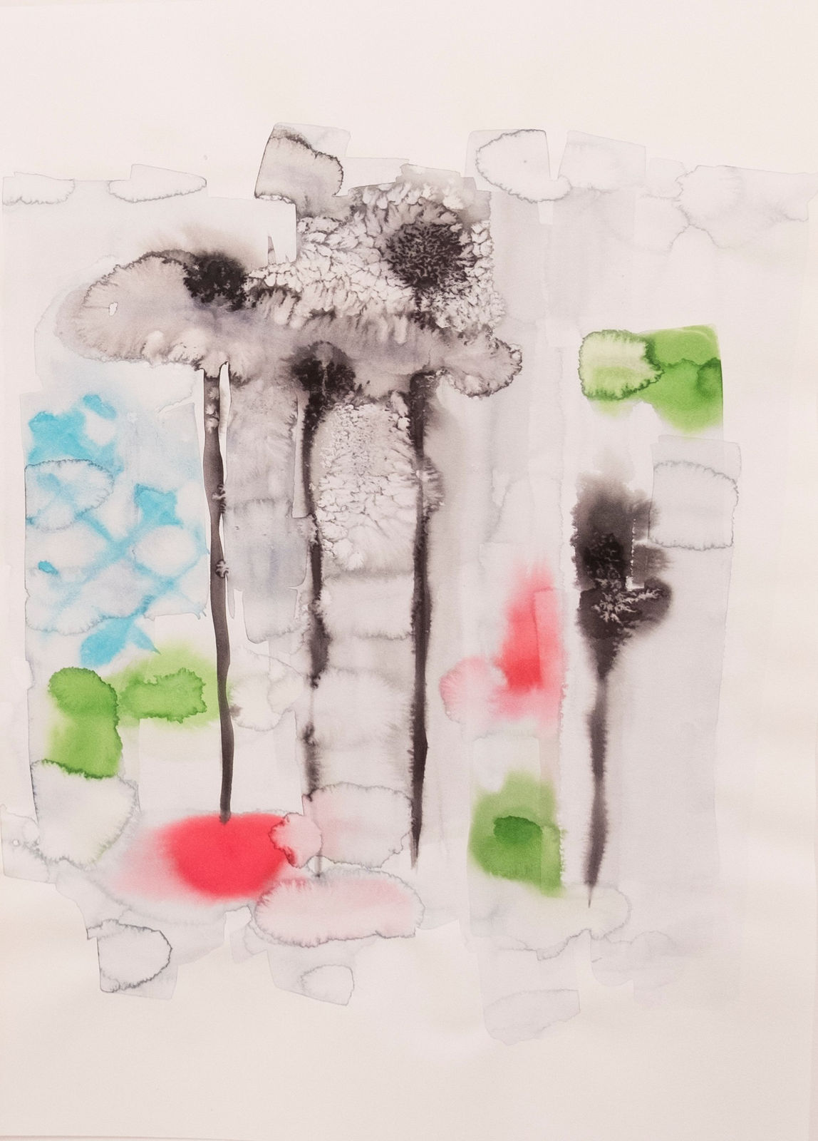 Hoda Tawakol, Palm and Grid N°30, 2017