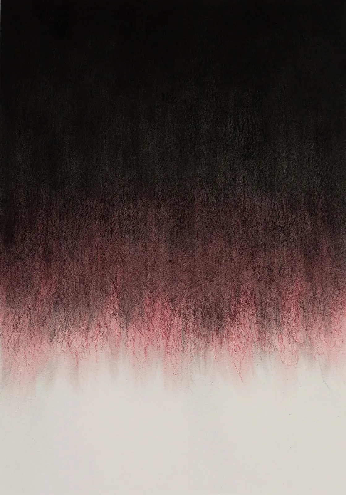 Mohammed Kazem, Soundless Red - No.1, 2017