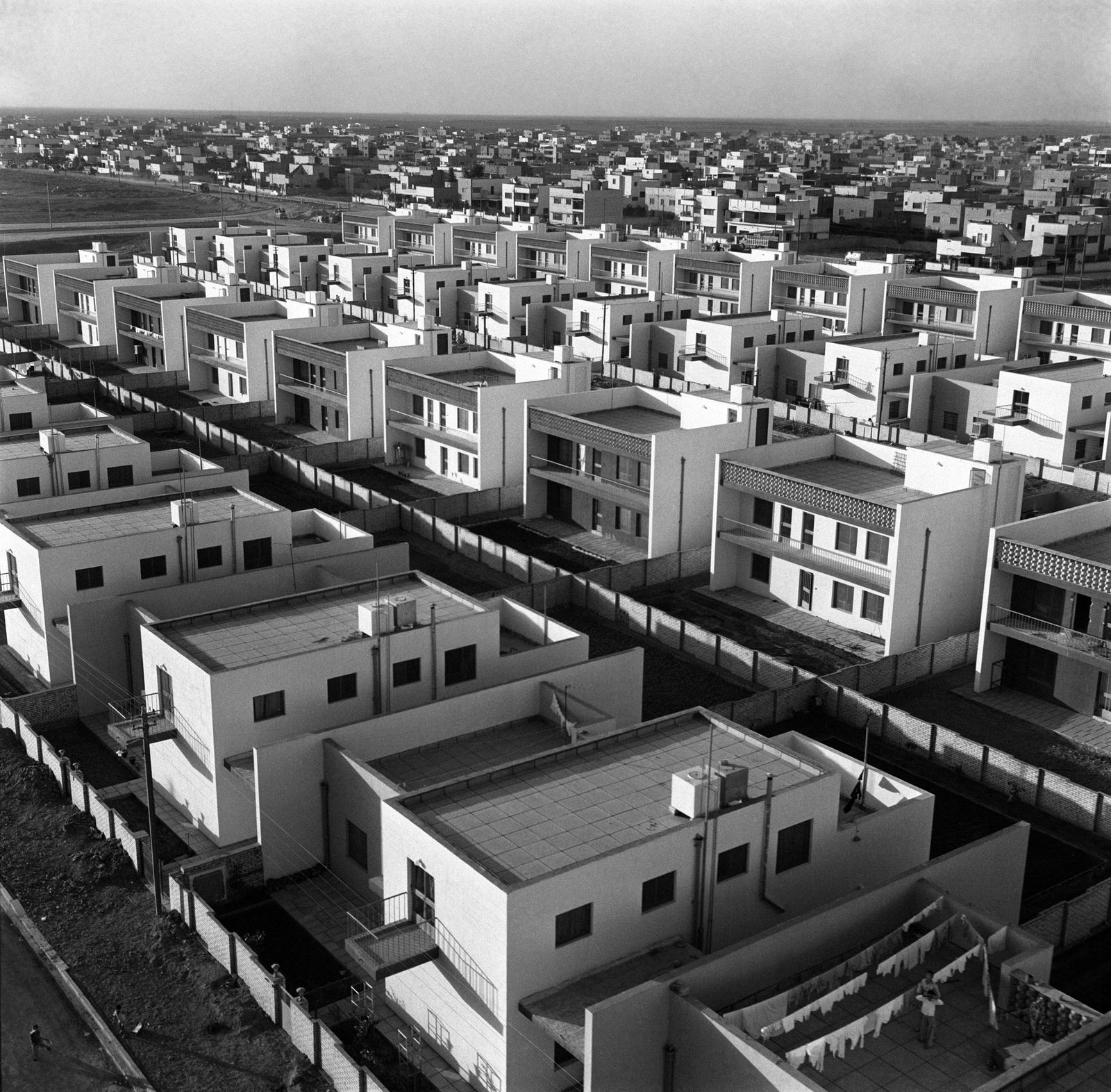Latif Al Ani, Housing project office, Yarmouk, Baghdad, 1962, 2019
