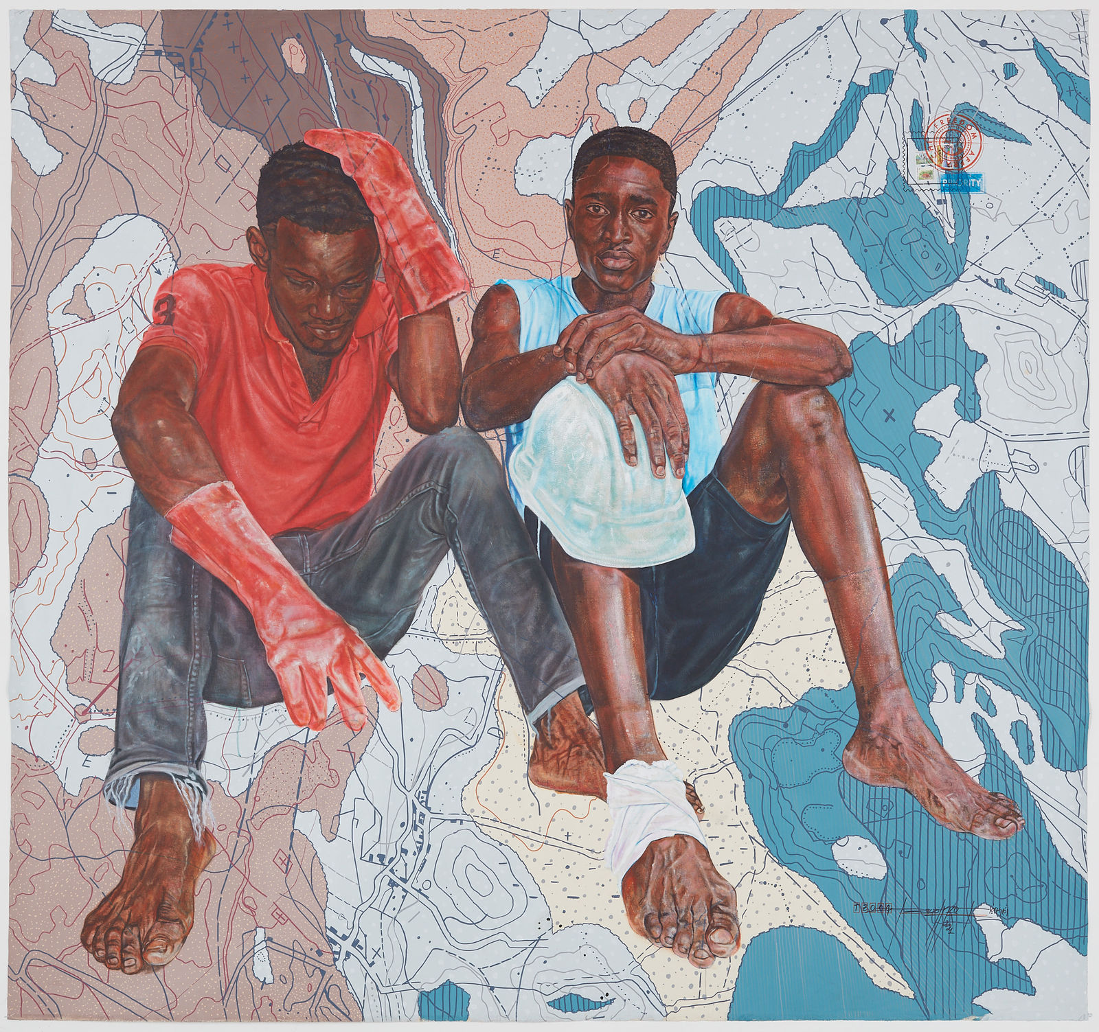 Jean David Nkot, Po.Box.Mineur/Cobalt/Repos, 2021