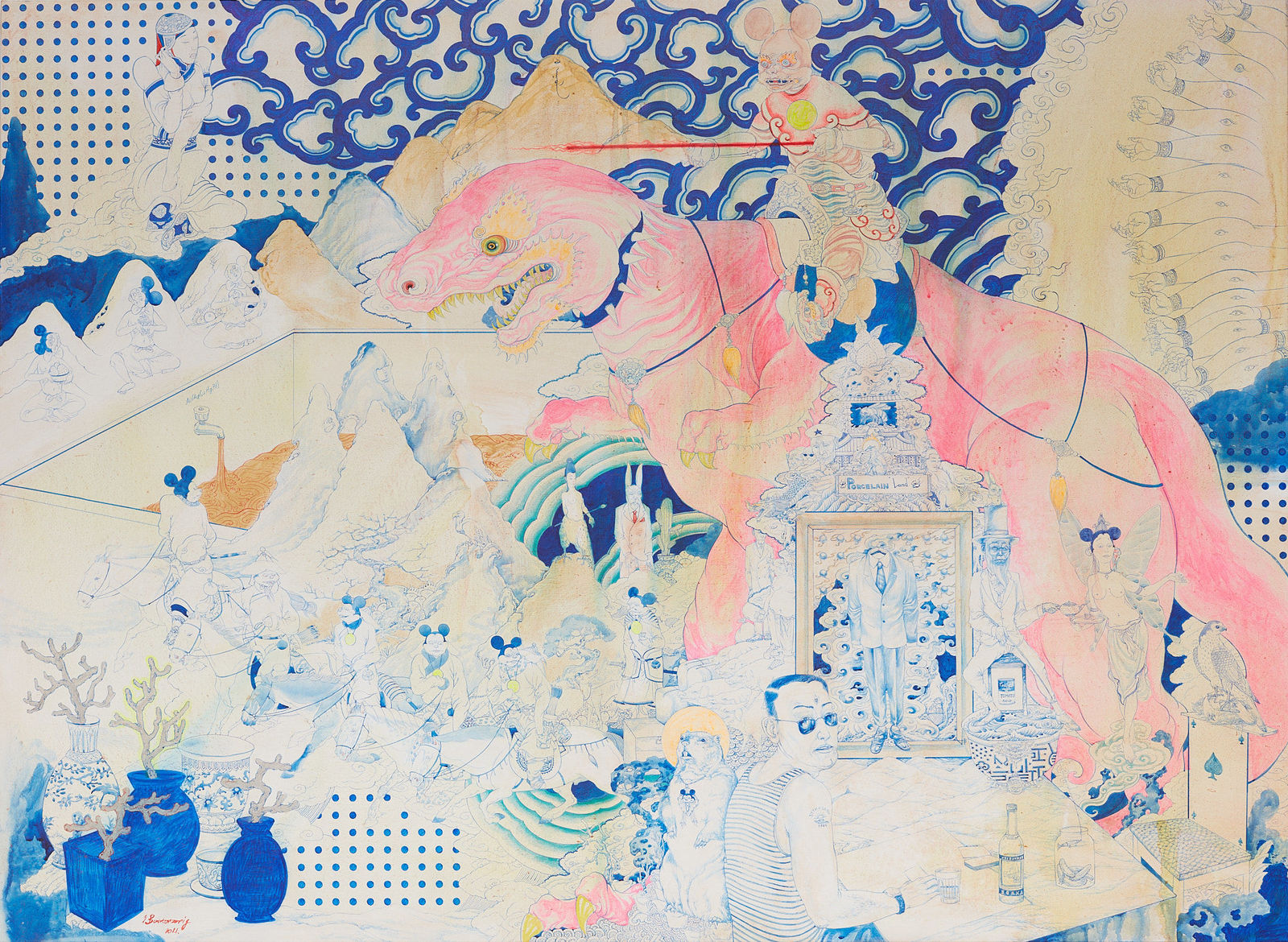 Baatarzorig Batjargal, Porcelain Land, 2021