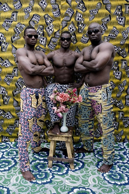 Leonce Raphael Agbodjelou, Untitled (Musclemen series), 2012