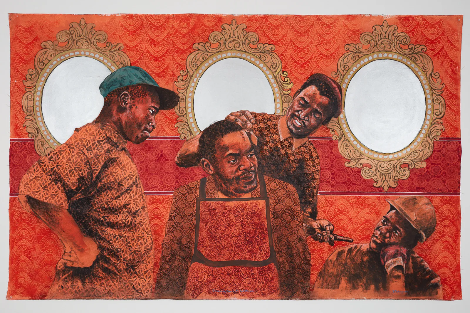 Bambo Sibiya, Grooming Man With Substance, 2017