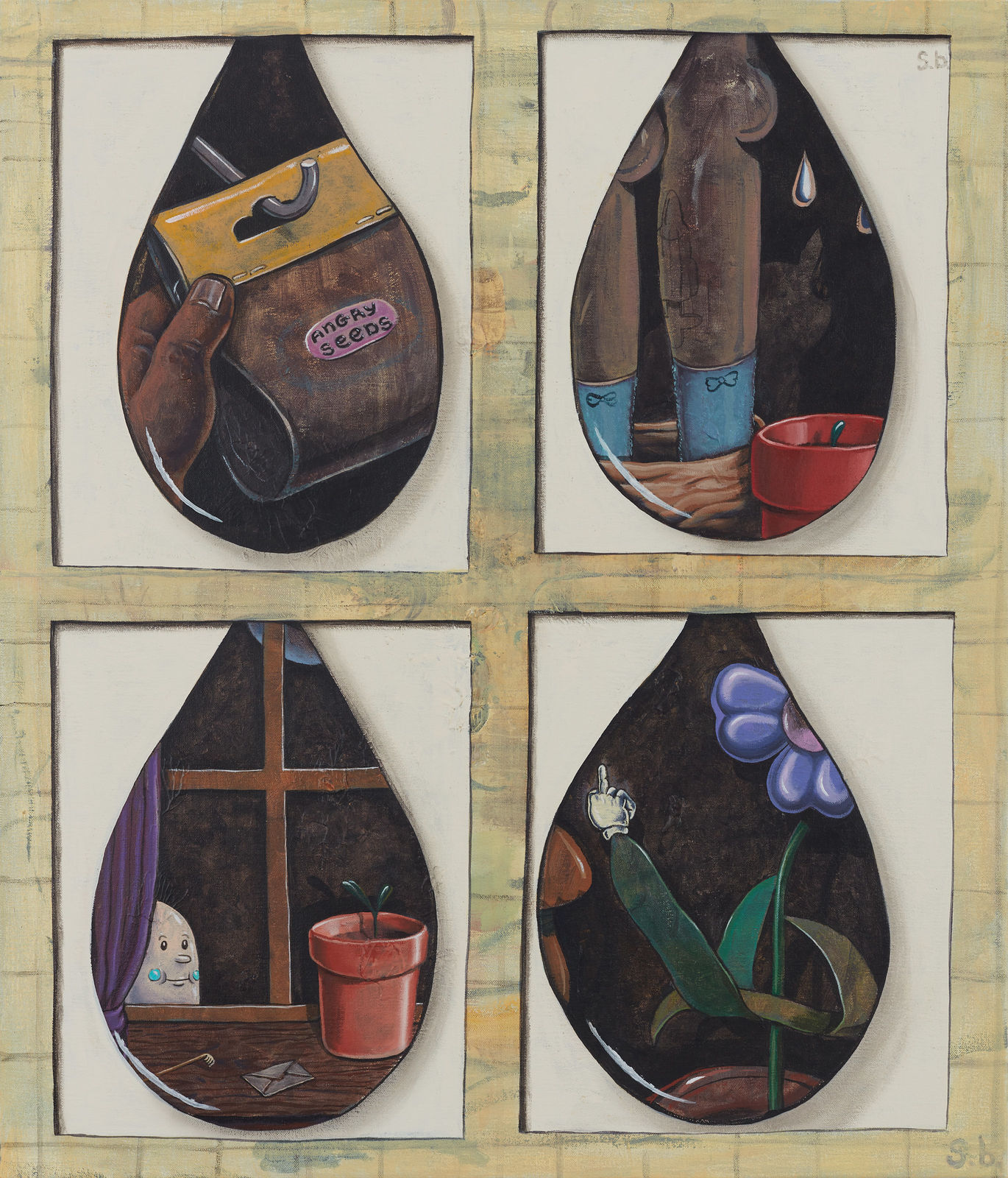 Stijn Bastianen, How to grow an angry flower, 2022