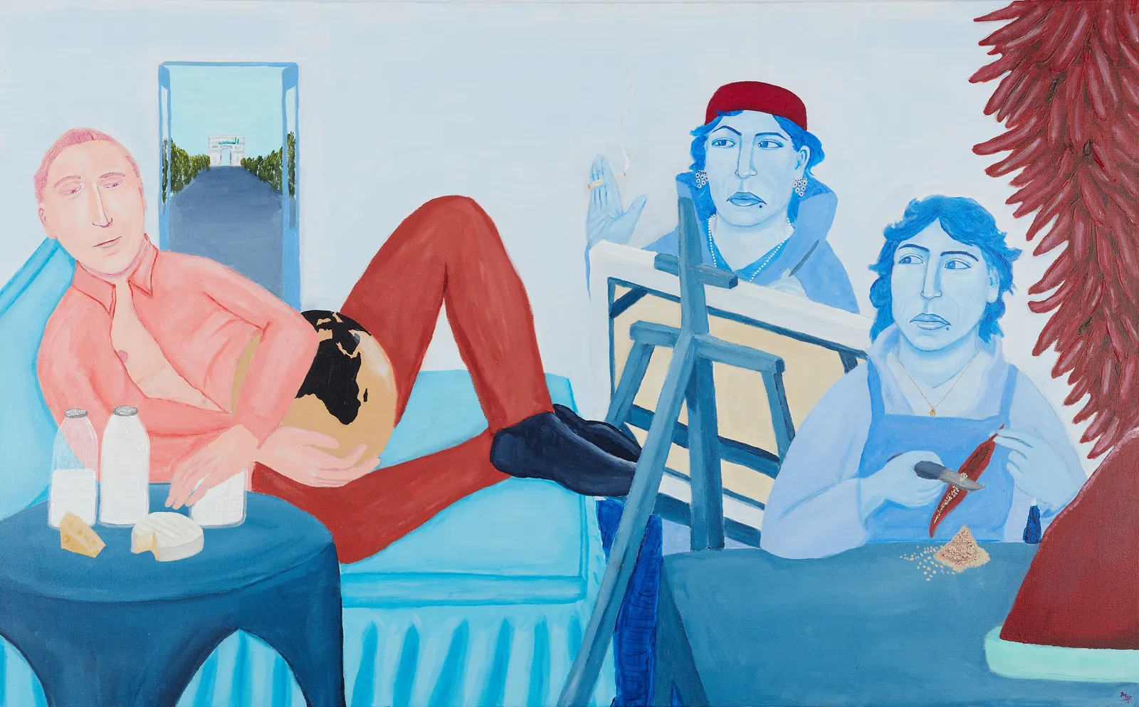 Massoud Hayoun, 21st Century Occidentalist Portraiture, 2023