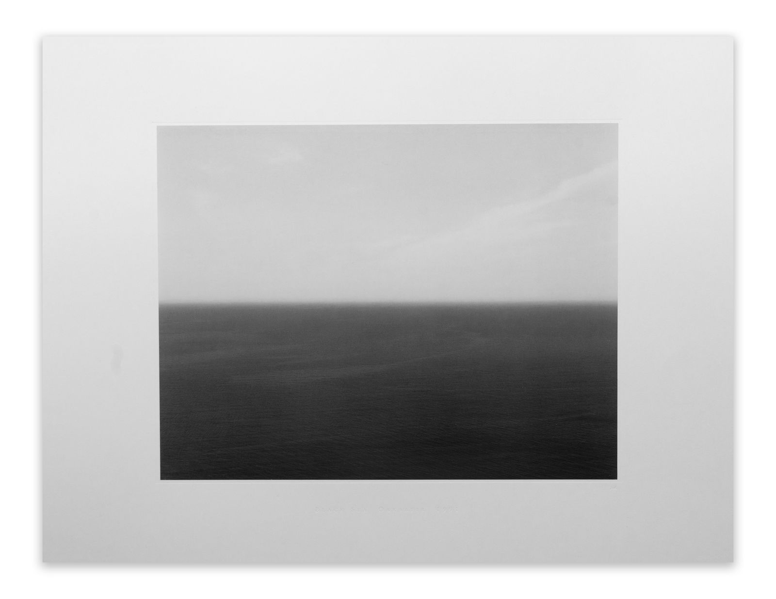 Hiroshi Sugimoto, Black Sea, Oakbayir, 368 (from 'Time Exposed' published in 1991), 1991