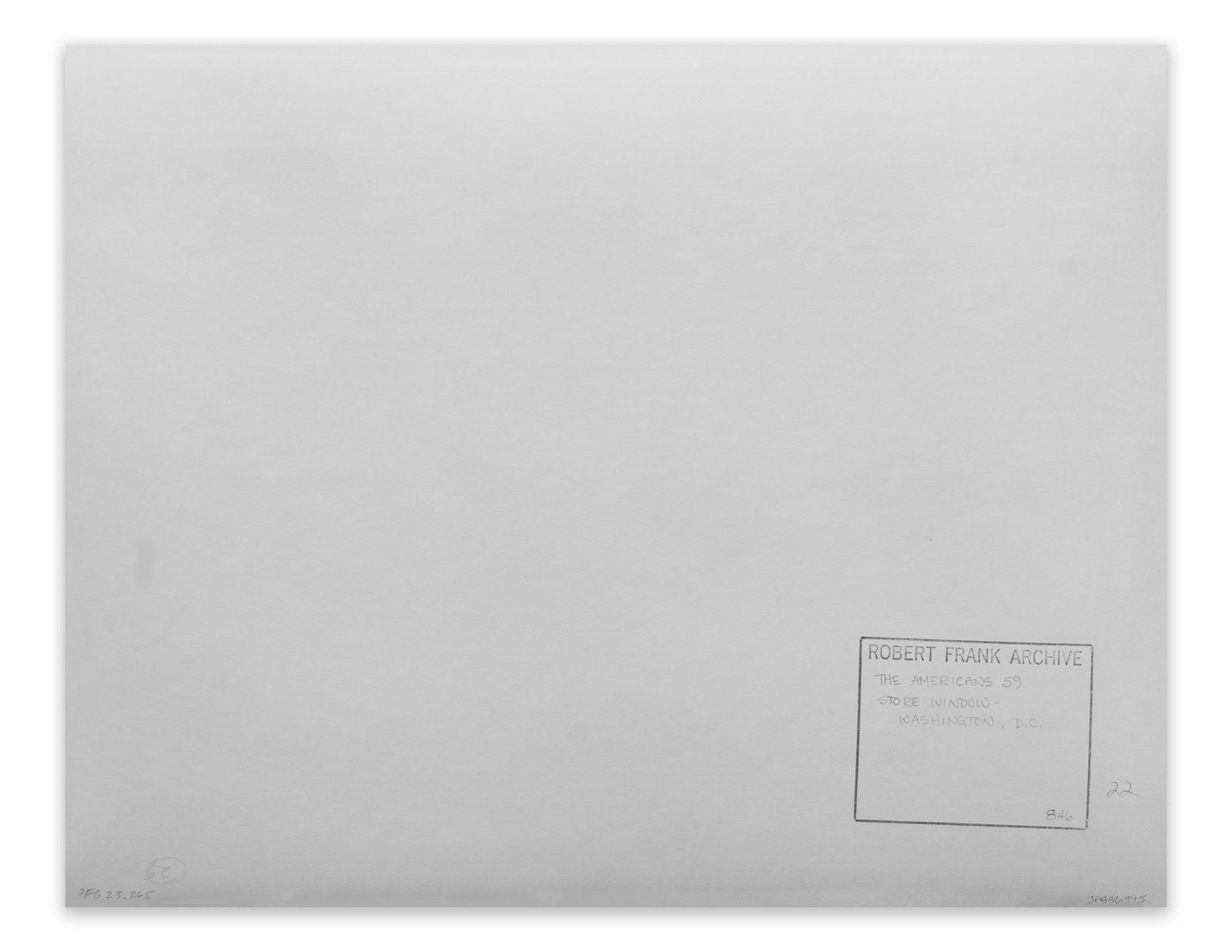 Robert Frank, The Americans 59, Store Window, Washington, D. C., 1956