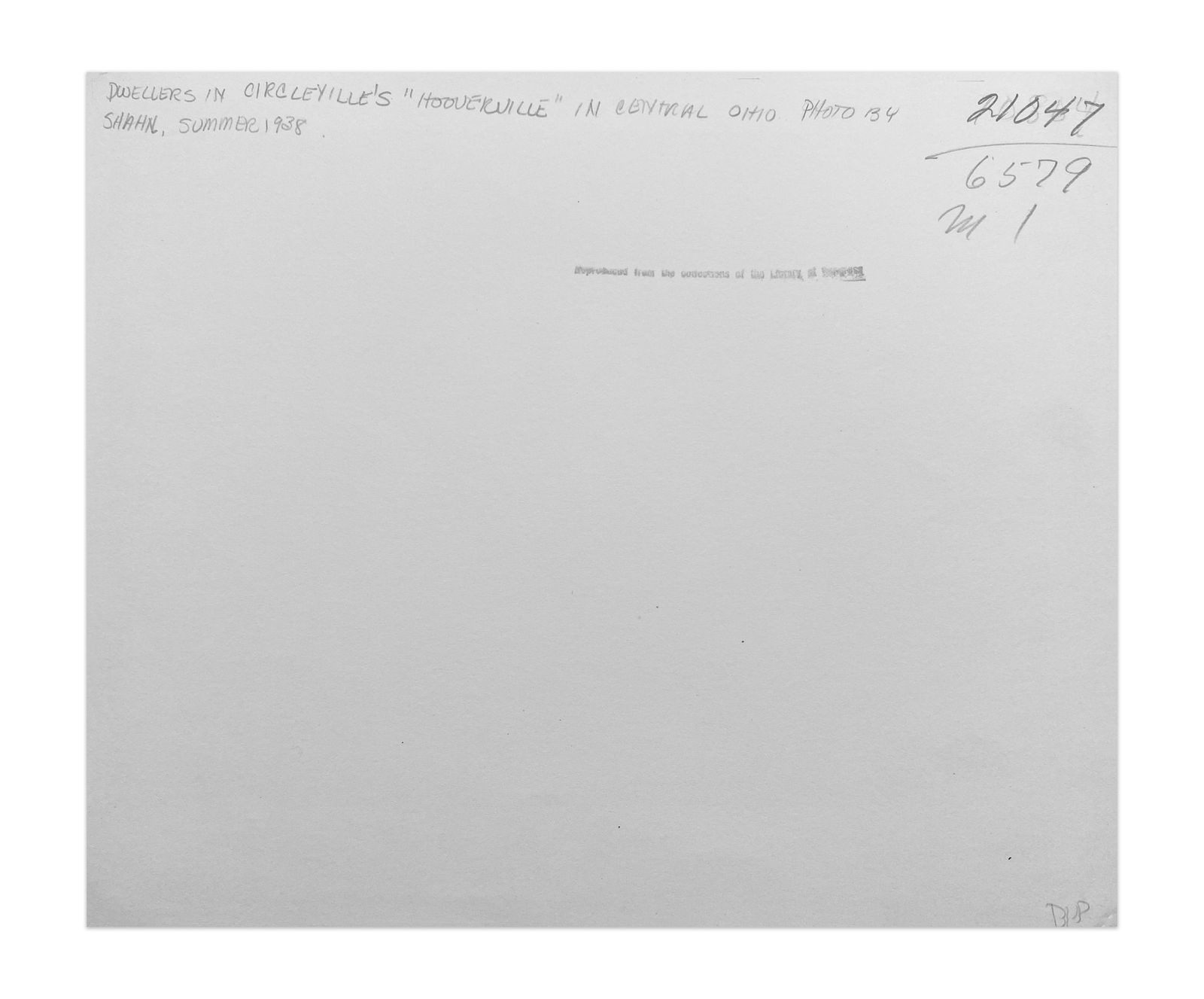 Ben Shahn, Dwellers in Circleville's 'Hooverville,' central Ohio, 1938